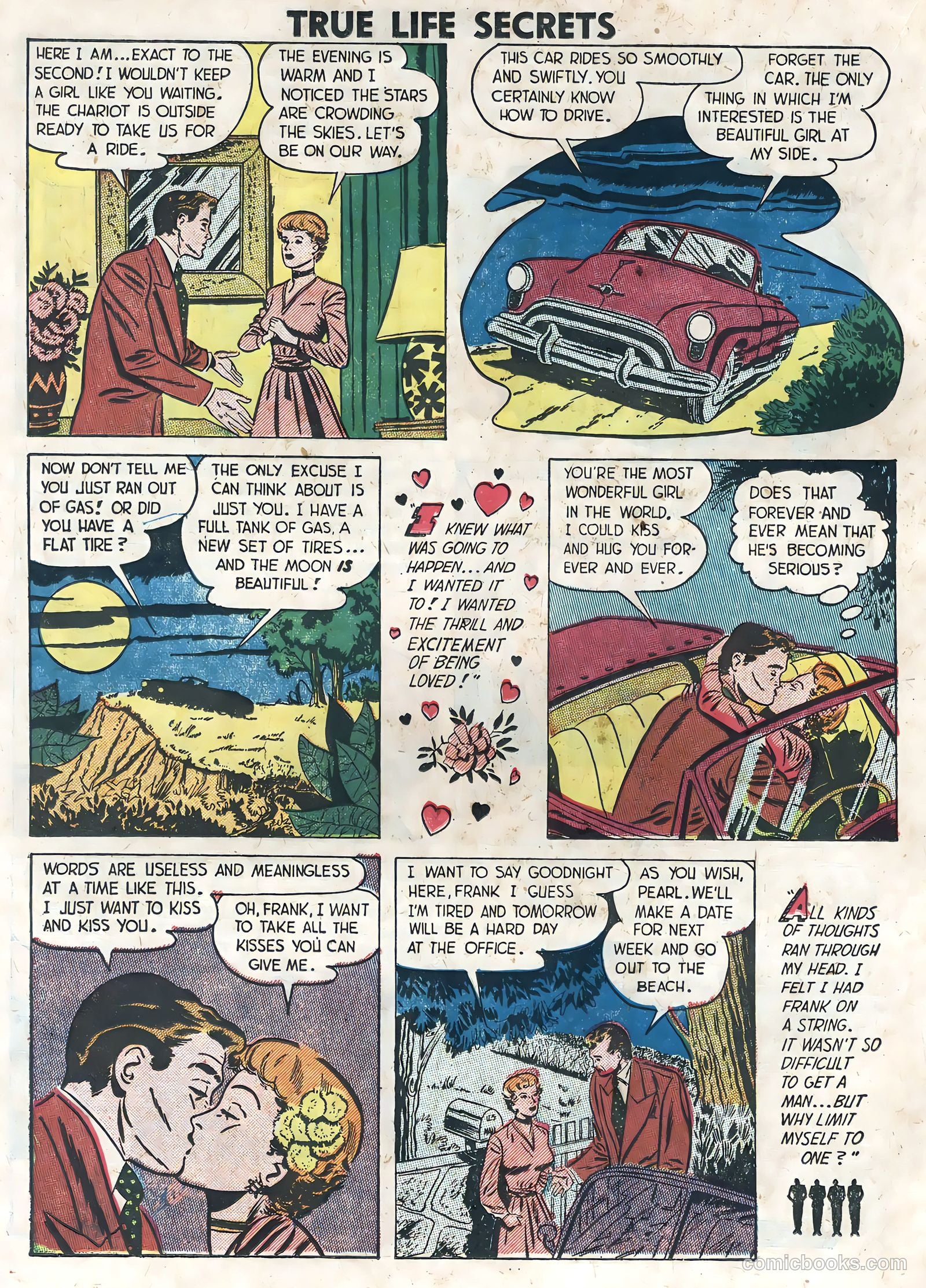 True Life Secrets #8 (1952) — page 22 of 36
