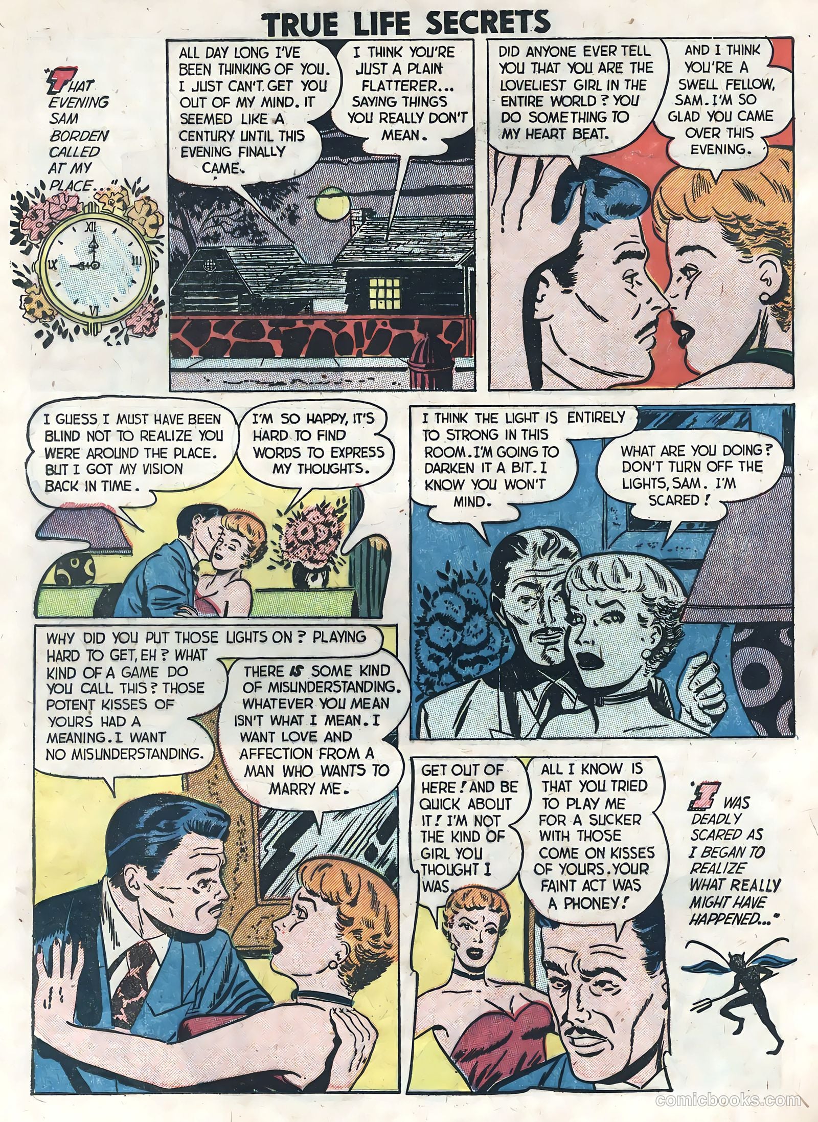 True Life Secrets #8 (1952) — page 24 of 36