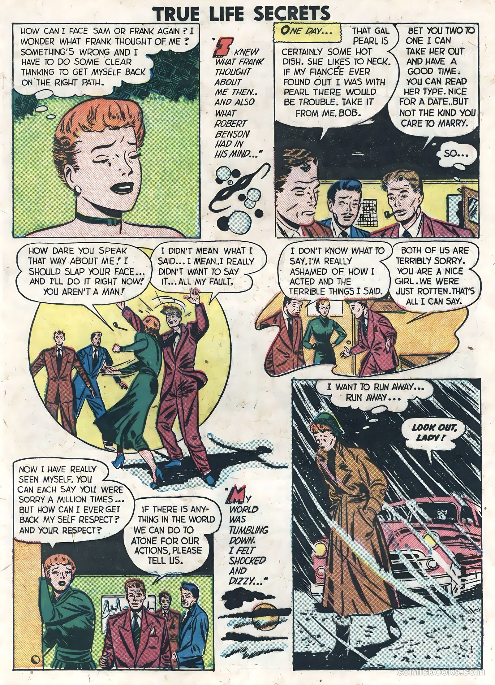 True Life Secrets #8 (1952) — page 25 of 36