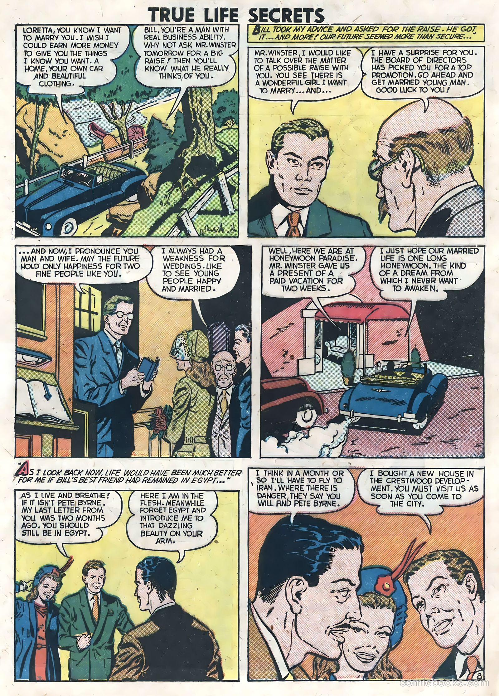 True Life Secrets #8 (1952) — page 28 of 36