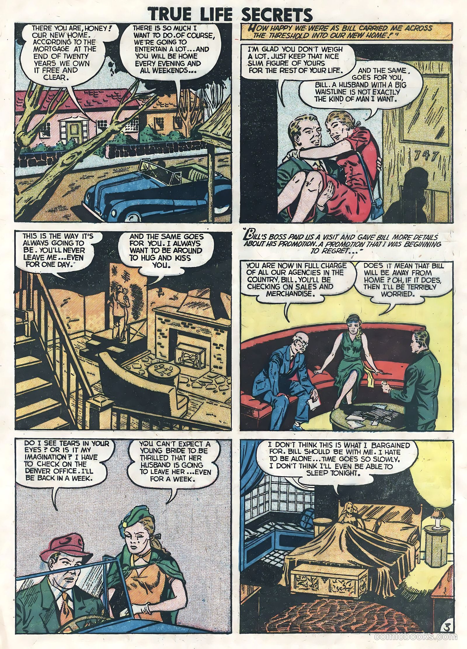 True Life Secrets #8 (1952) — page 29 of 36