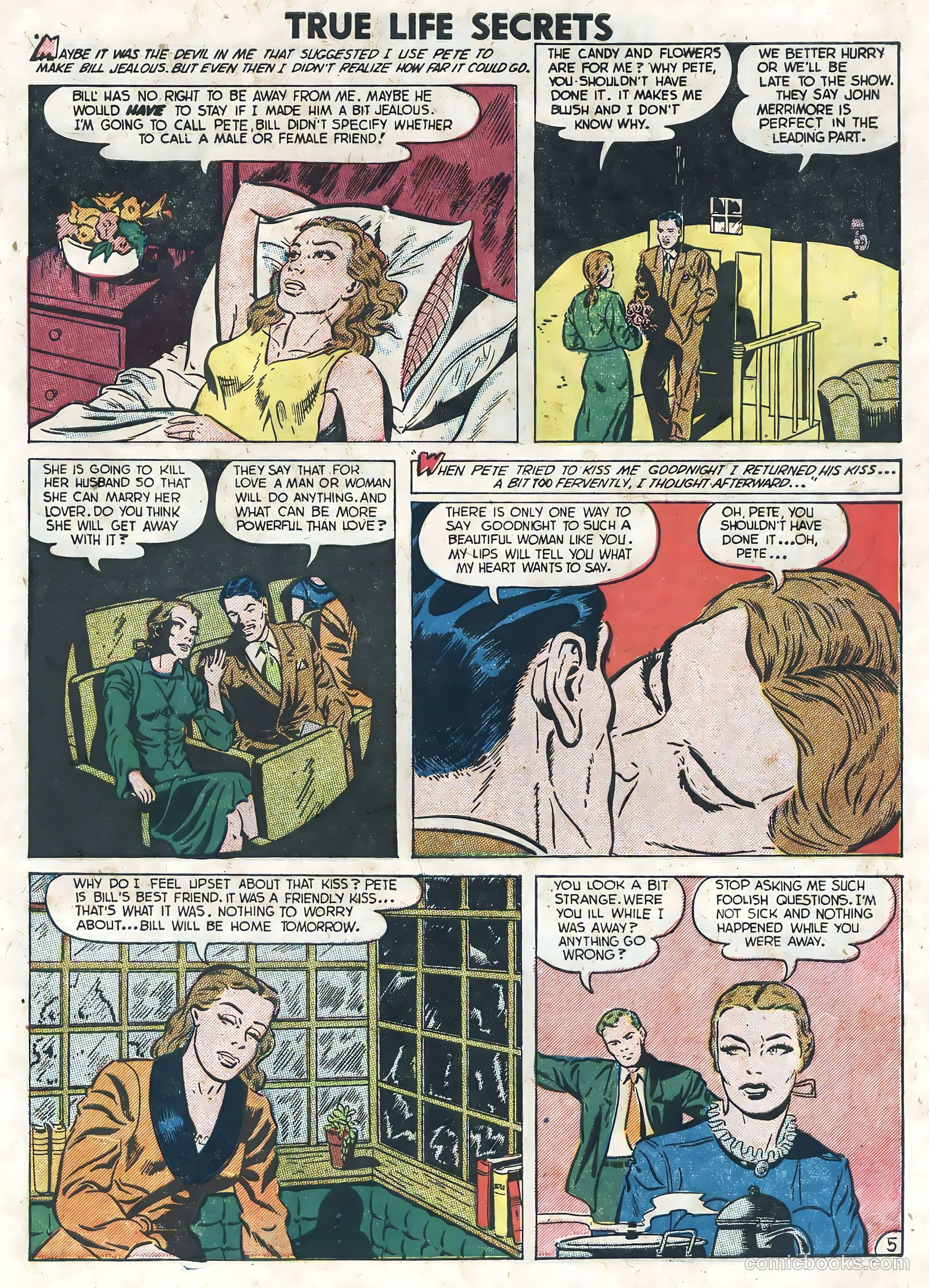 True Life Secrets #8 (1952) — page 31 of 36