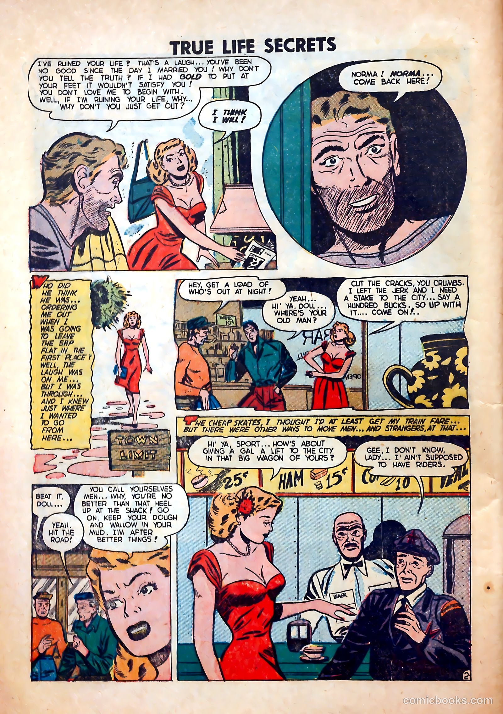 True Life Secrets #9 (1952) — page 4 of 36