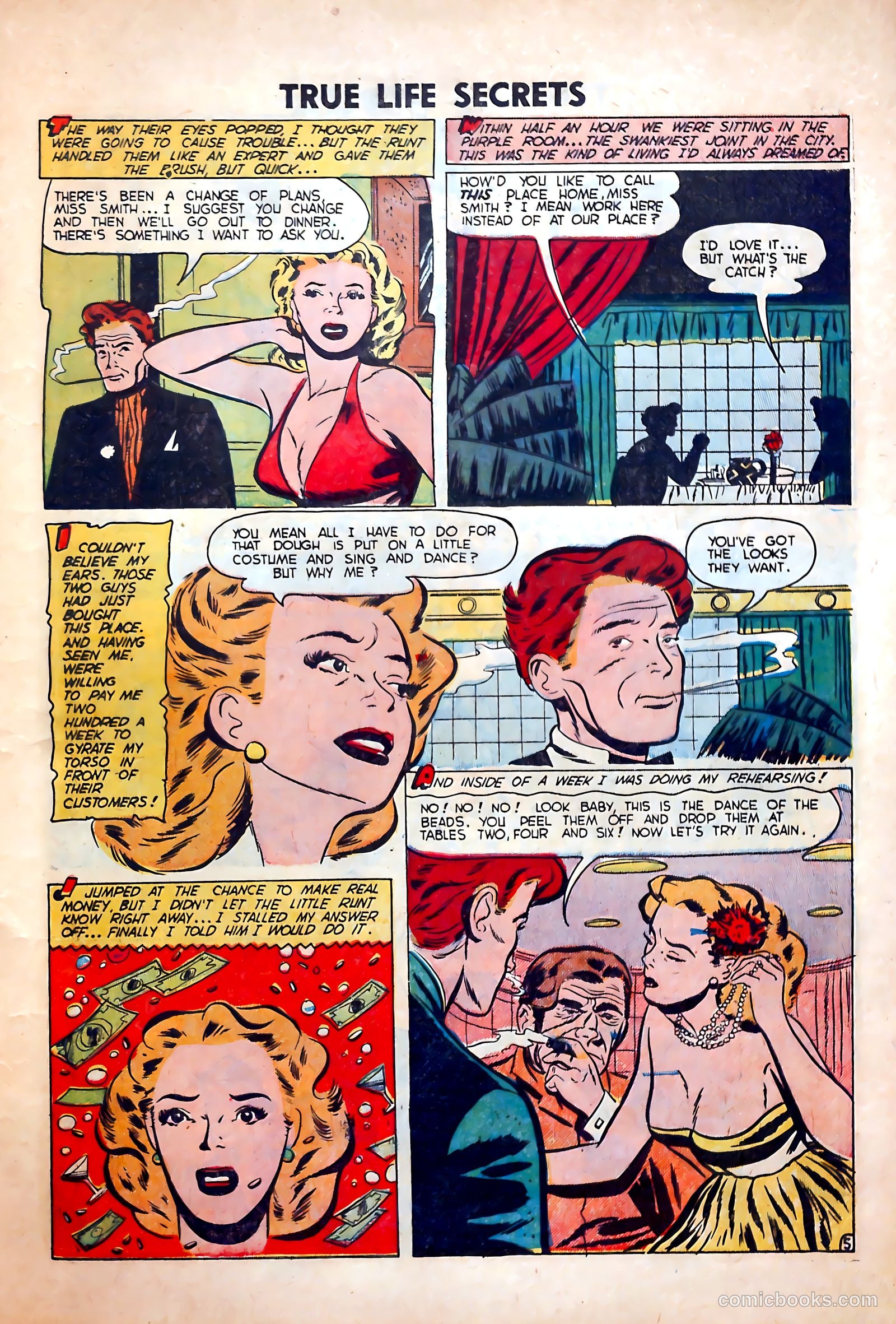 True Life Secrets #9 (1952) — page 7 of 36