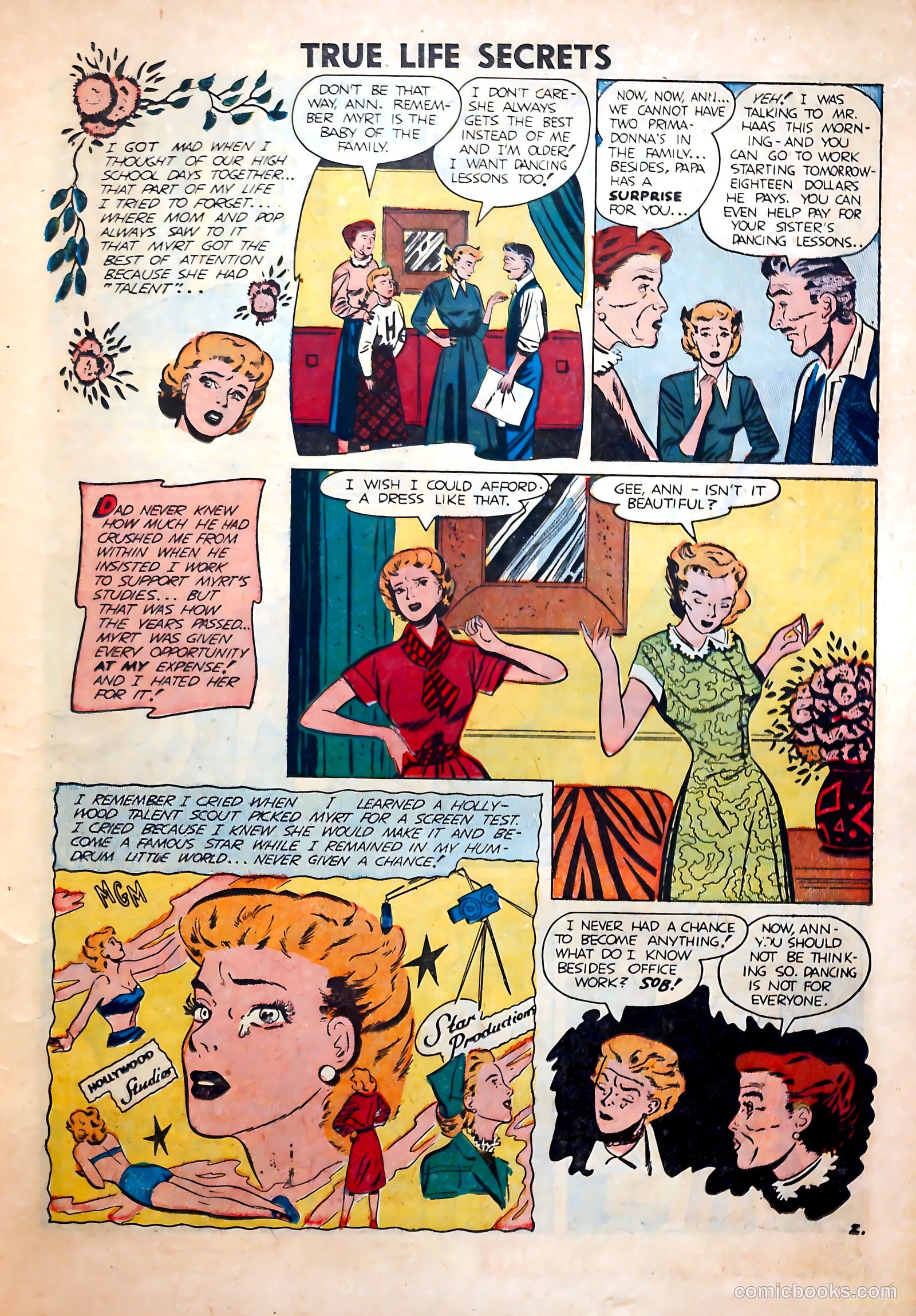 True Life Secrets #9 (1952) — page 11 of 36