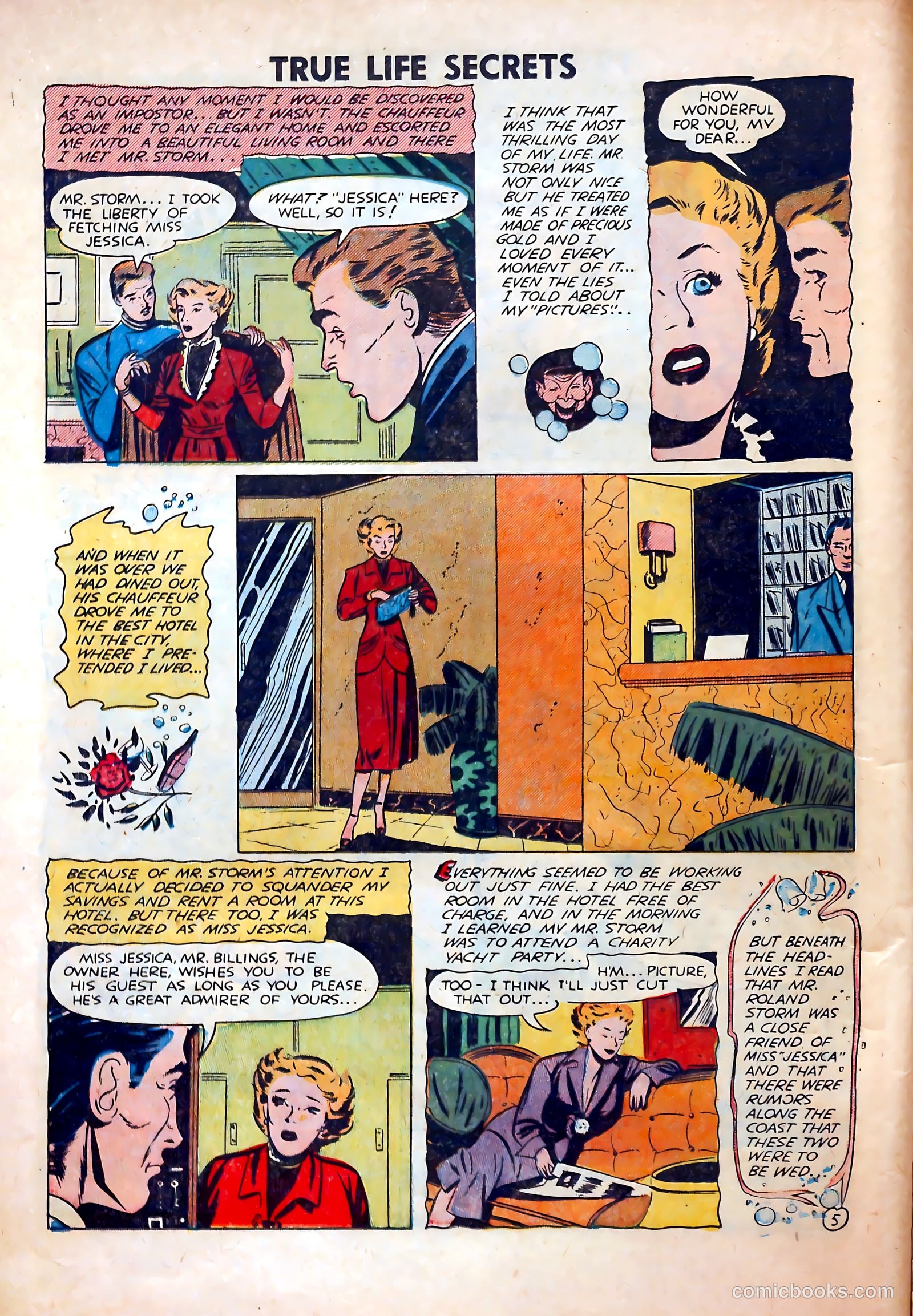True Life Secrets #9 (1952) — page 14 of 36