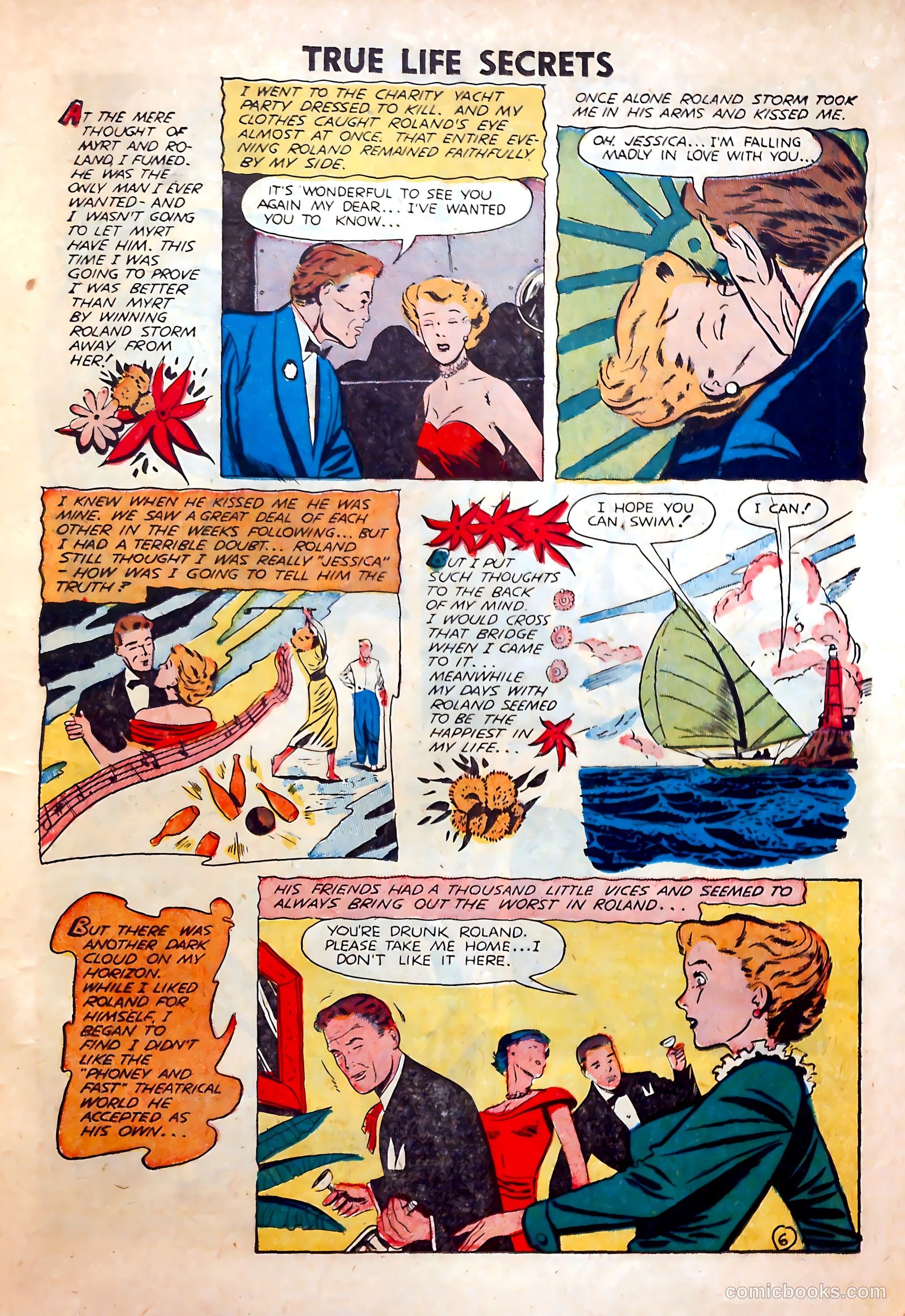 True Life Secrets #9 (1952) — page 15 of 36