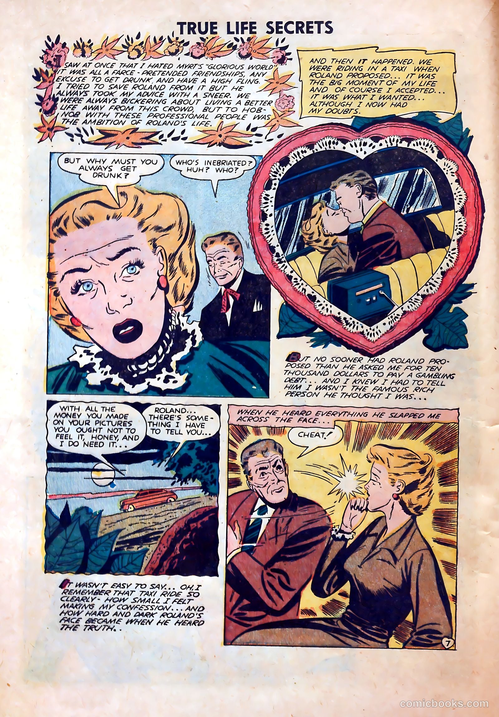 True Life Secrets #9 (1952) — page 16 of 36