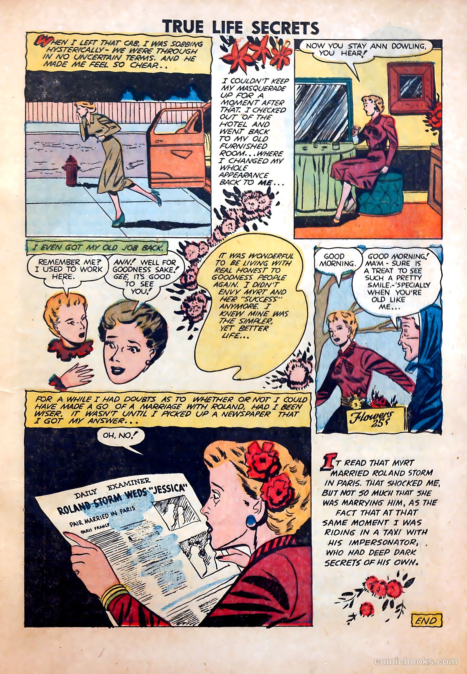 True Life Secrets #9 (1952) — page 17 of 36