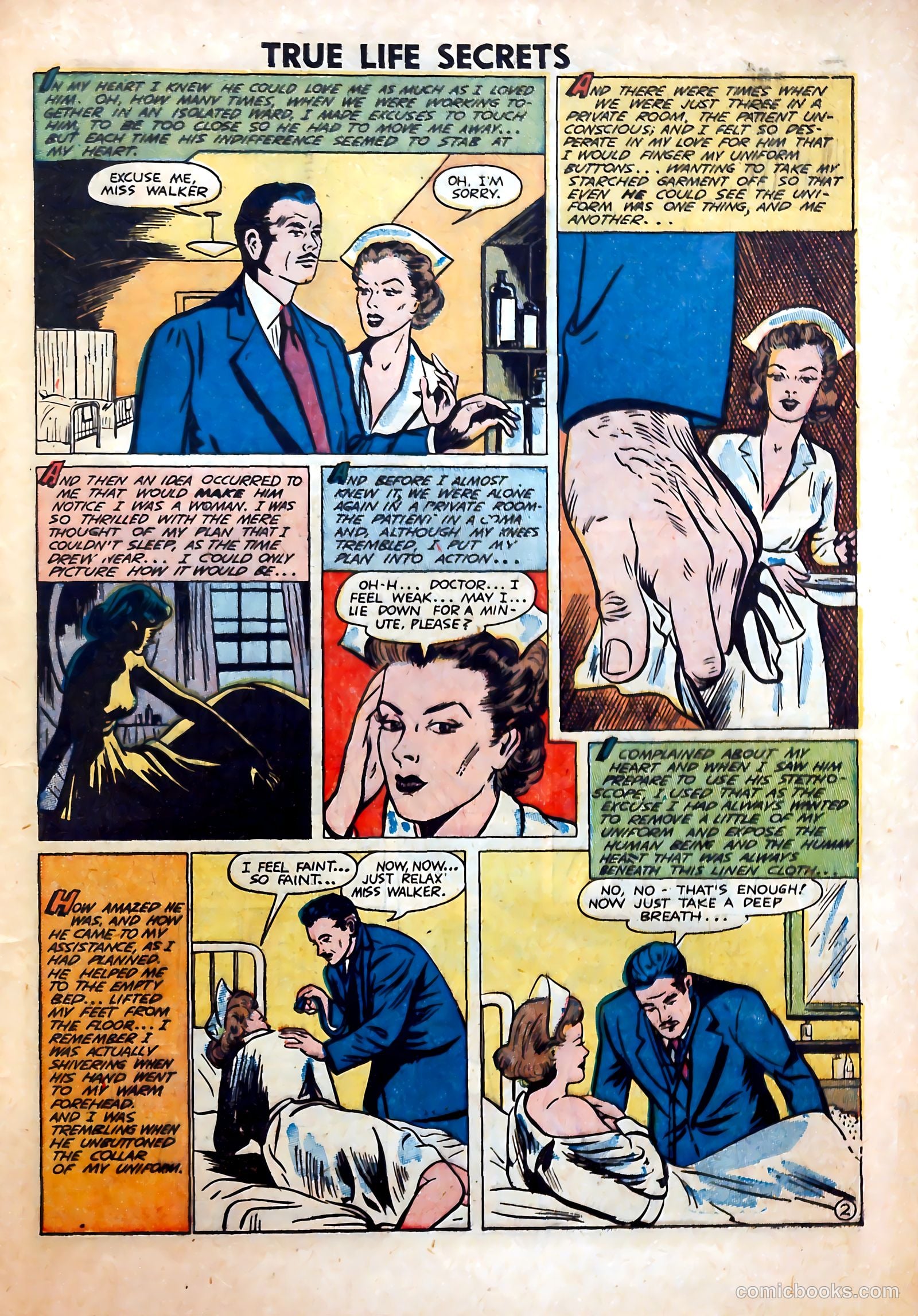 True Life Secrets #9 (1952) — page 21 of 36