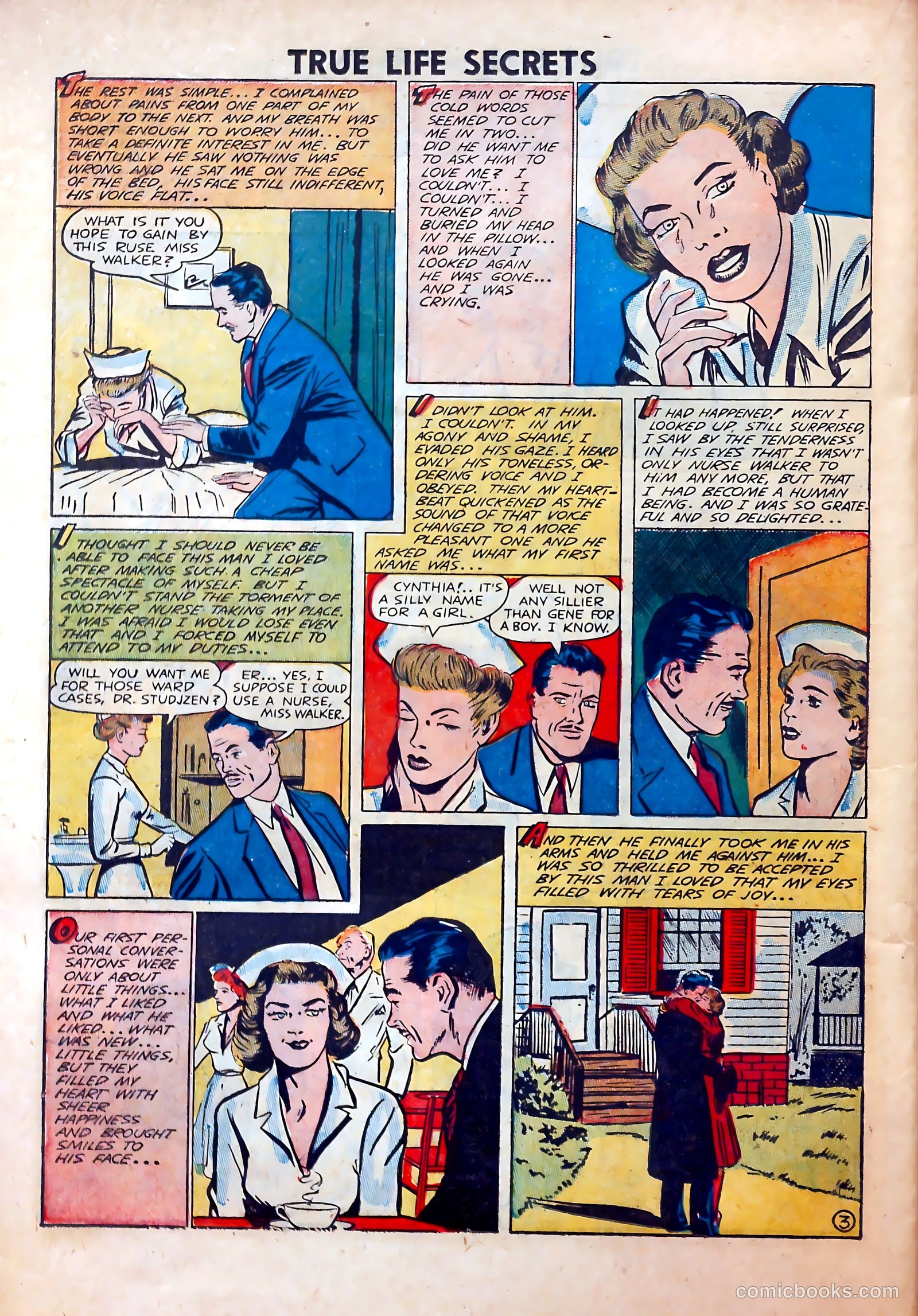 True Life Secrets #9 (1952) — page 22 of 36