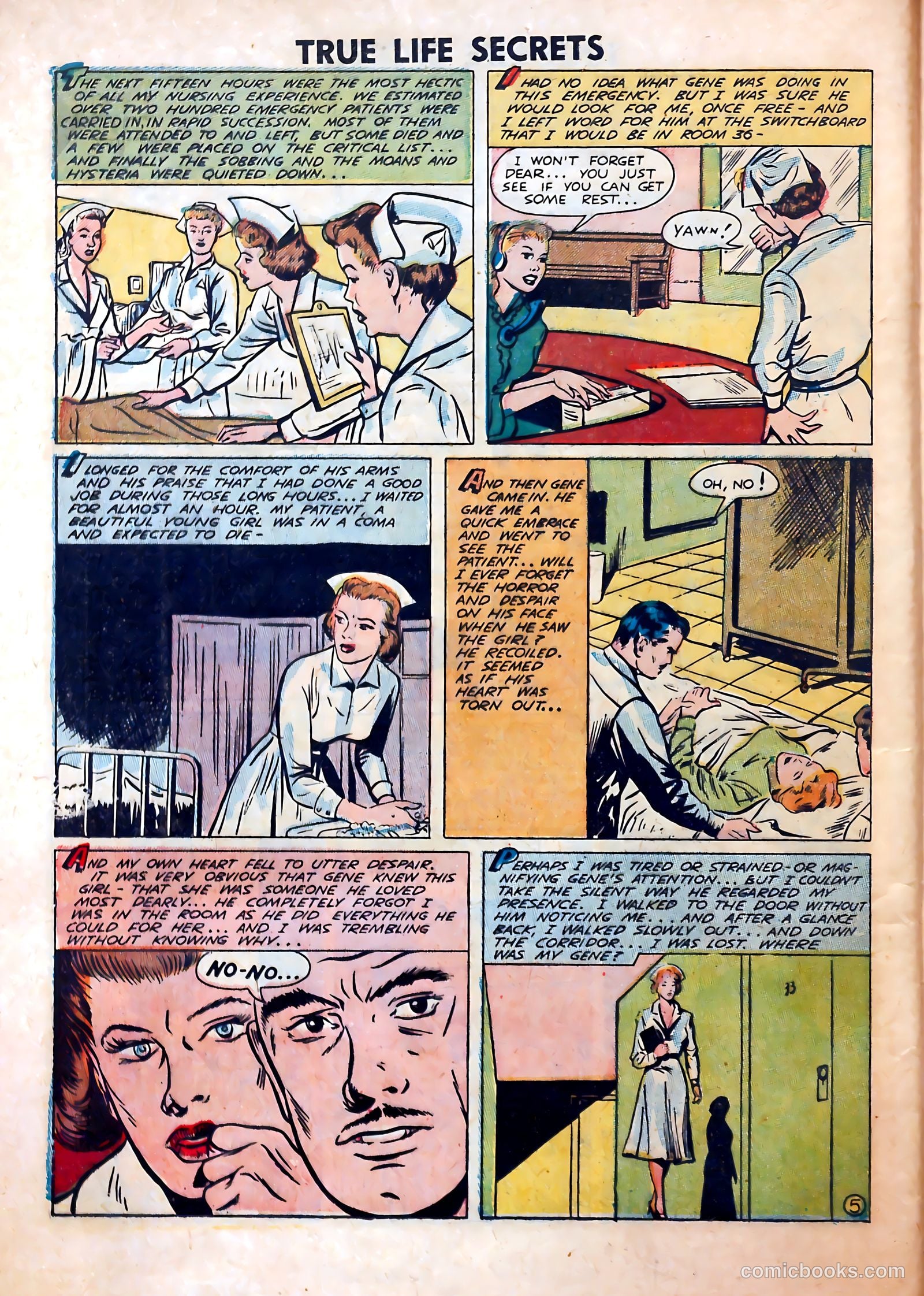 True Life Secrets #9 (1952) — page 24 of 36