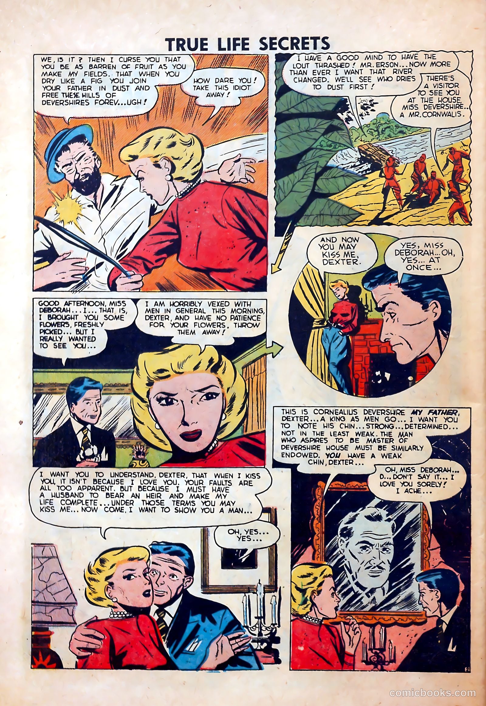 True Life Secrets #9 (1952) — page 30 of 36