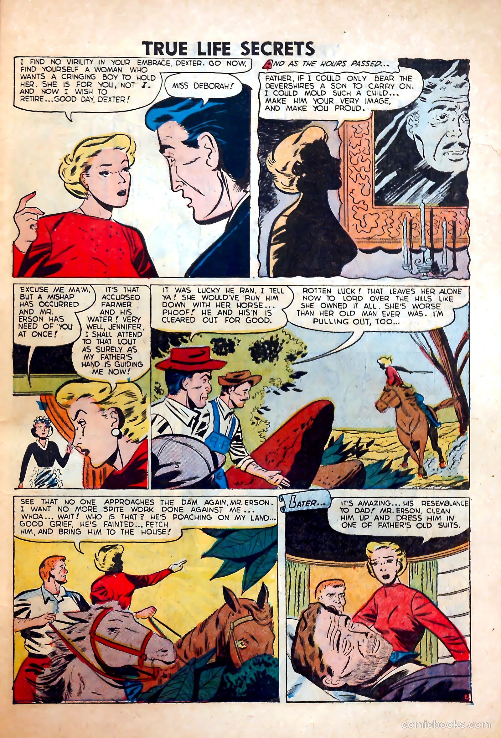 True Life Secrets #9 (1952) — page 31 of 36