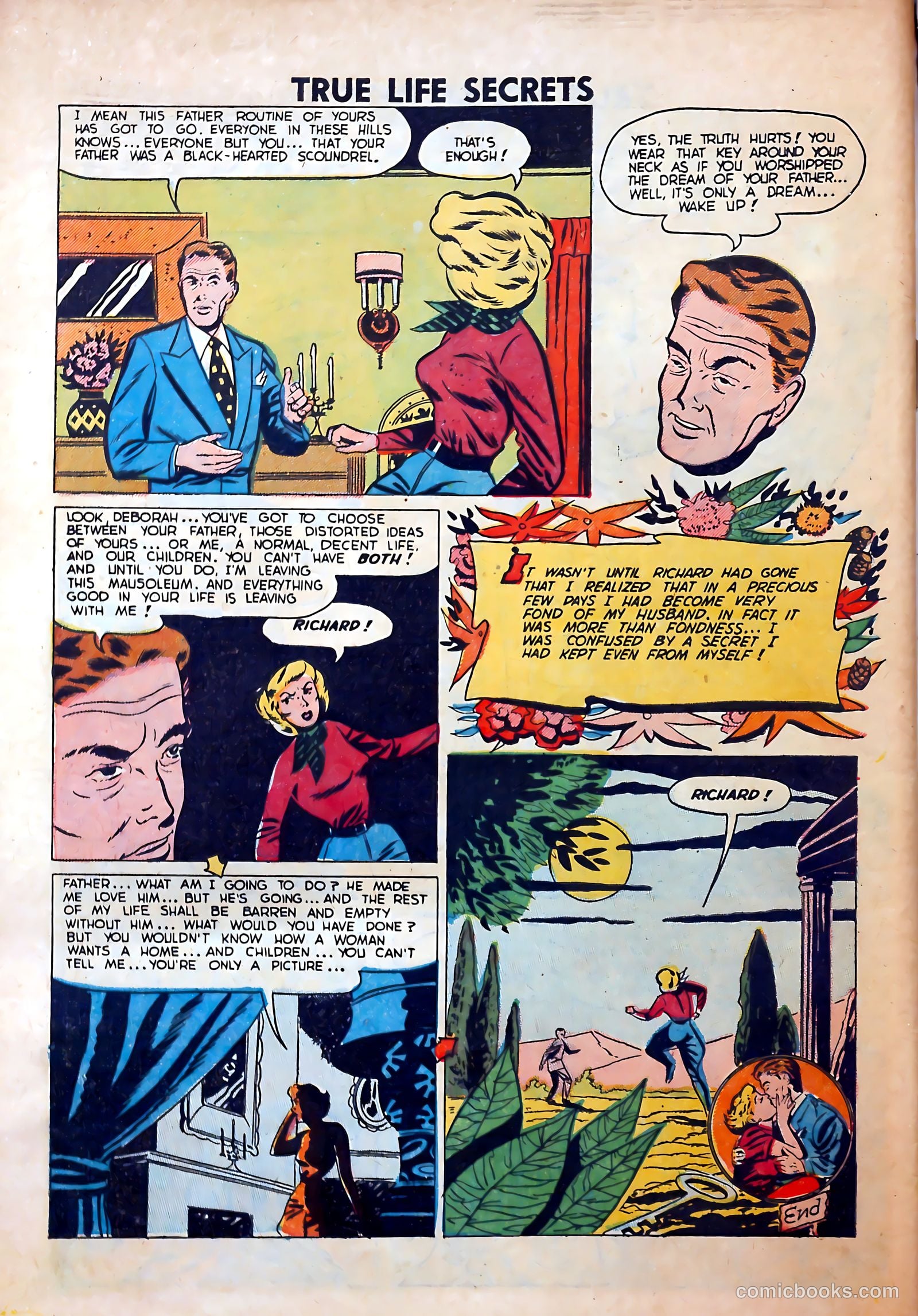 True Life Secrets #9 (1952) — page 34 of 36