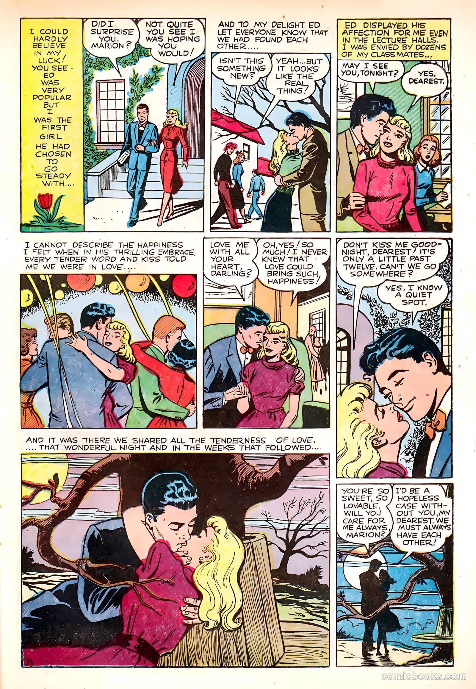 True Love Confessions #1 (1954) — page 21 of 36