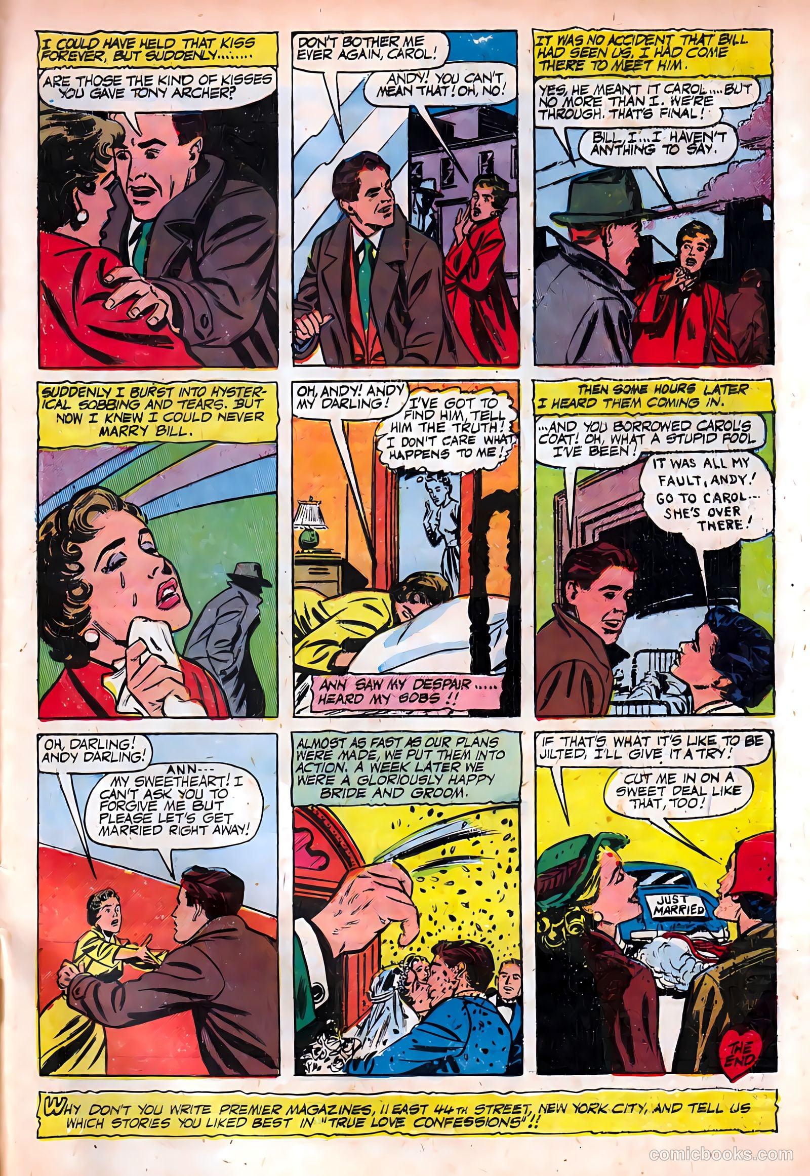True Love Confessions #1 (1954) — page 33 of 36