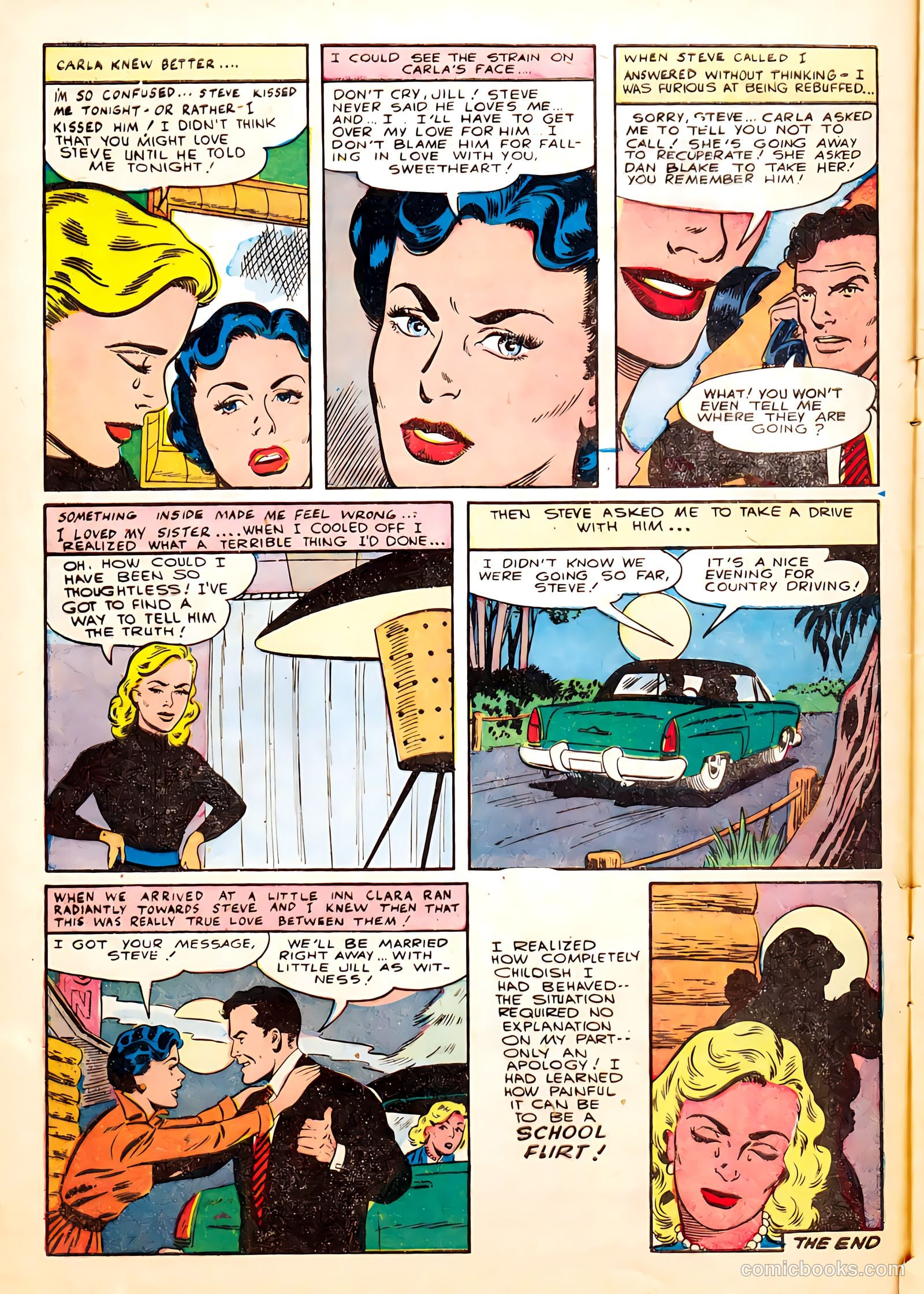 True Love Confessions #11 (1956) — page 8 of 36
