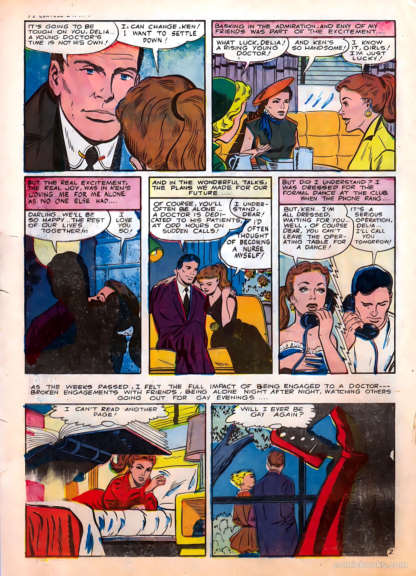 True Love Confessions #11 (1956) — page 20 of 36