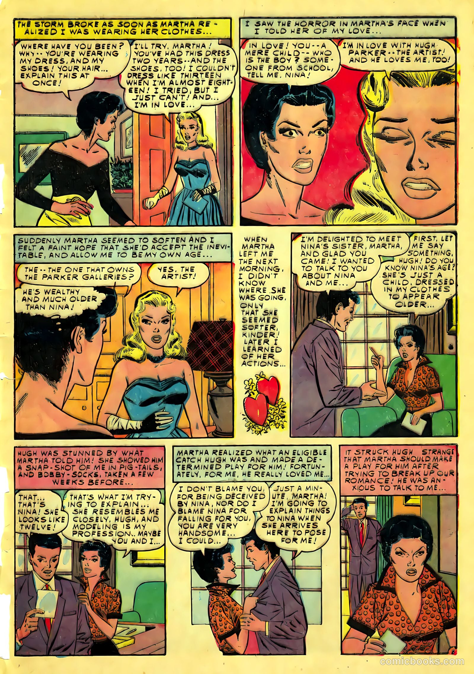 True Love Confessions #4 (1954) — page 7 of 36