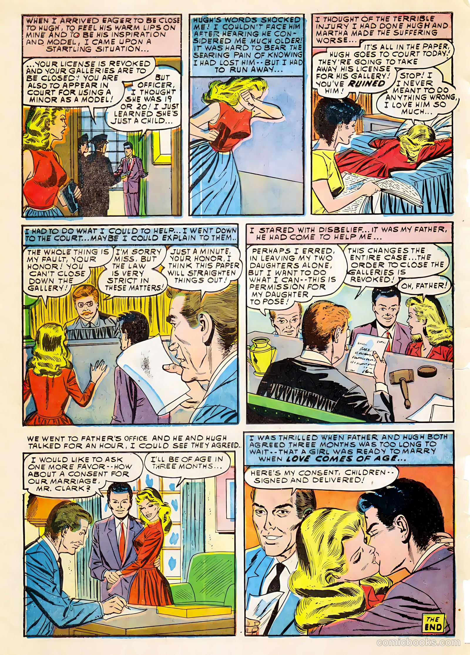 True Love Confessions #4 (1954) — page 8 of 36