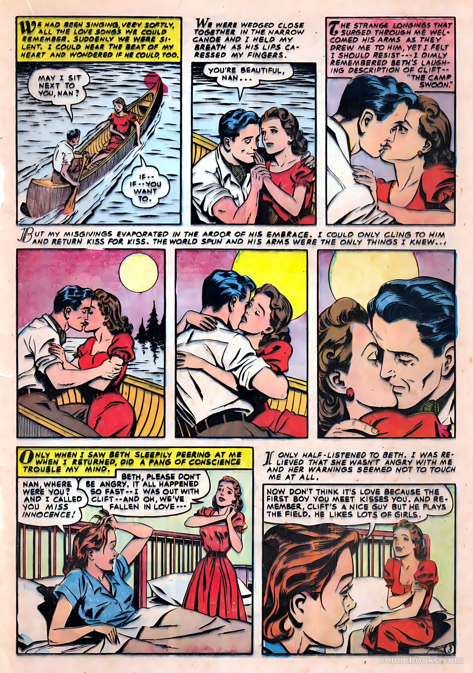 True Love Confessions #4 (1954) — page 15 of 36