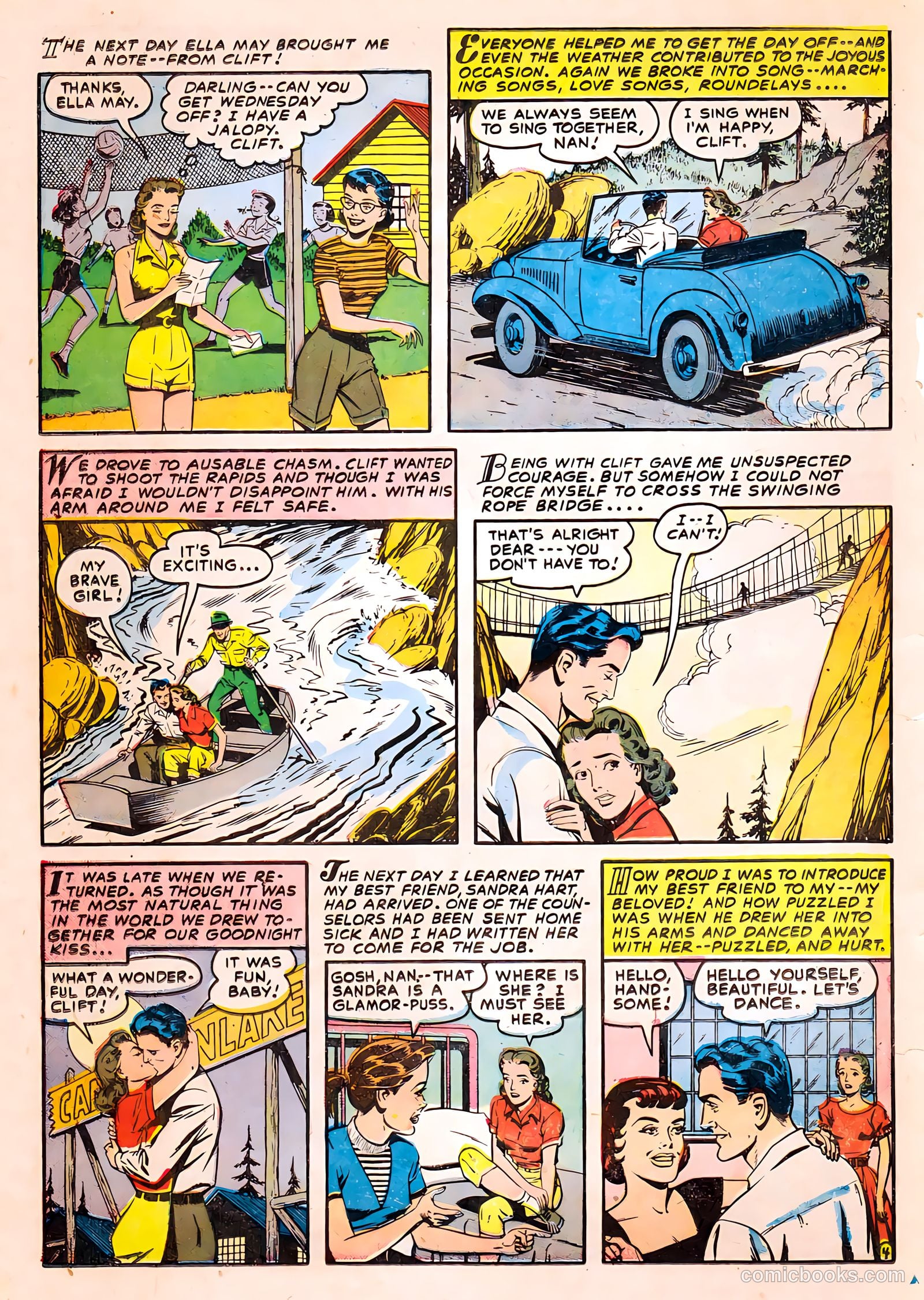 True Love Confessions #4 (1954) — page 16 of 36