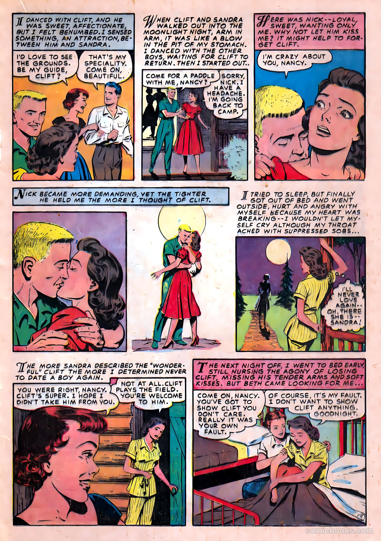 True Love Confessions #4 (1954) — page 17 of 36