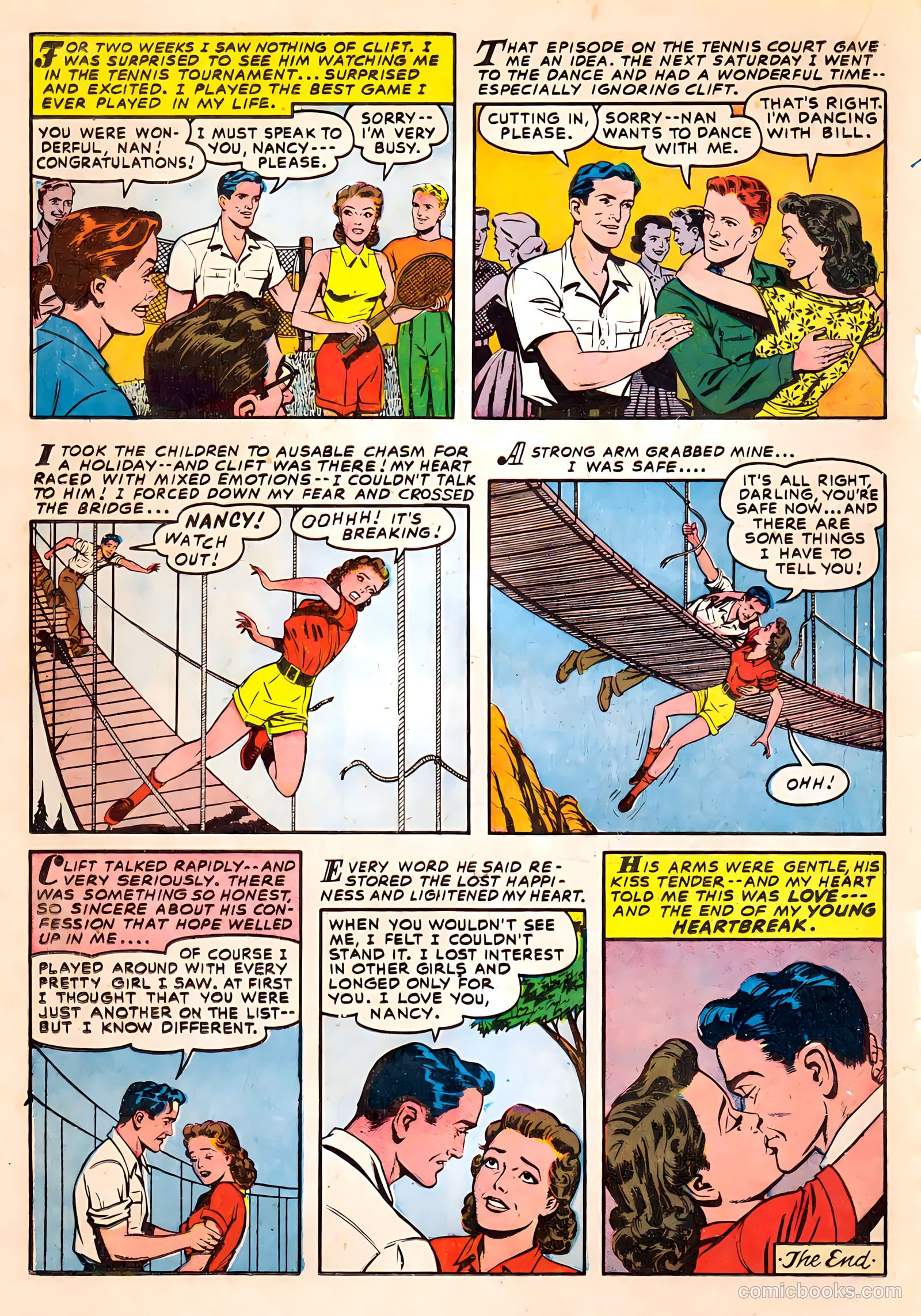 True Love Confessions #4 (1954) — page 18 of 36