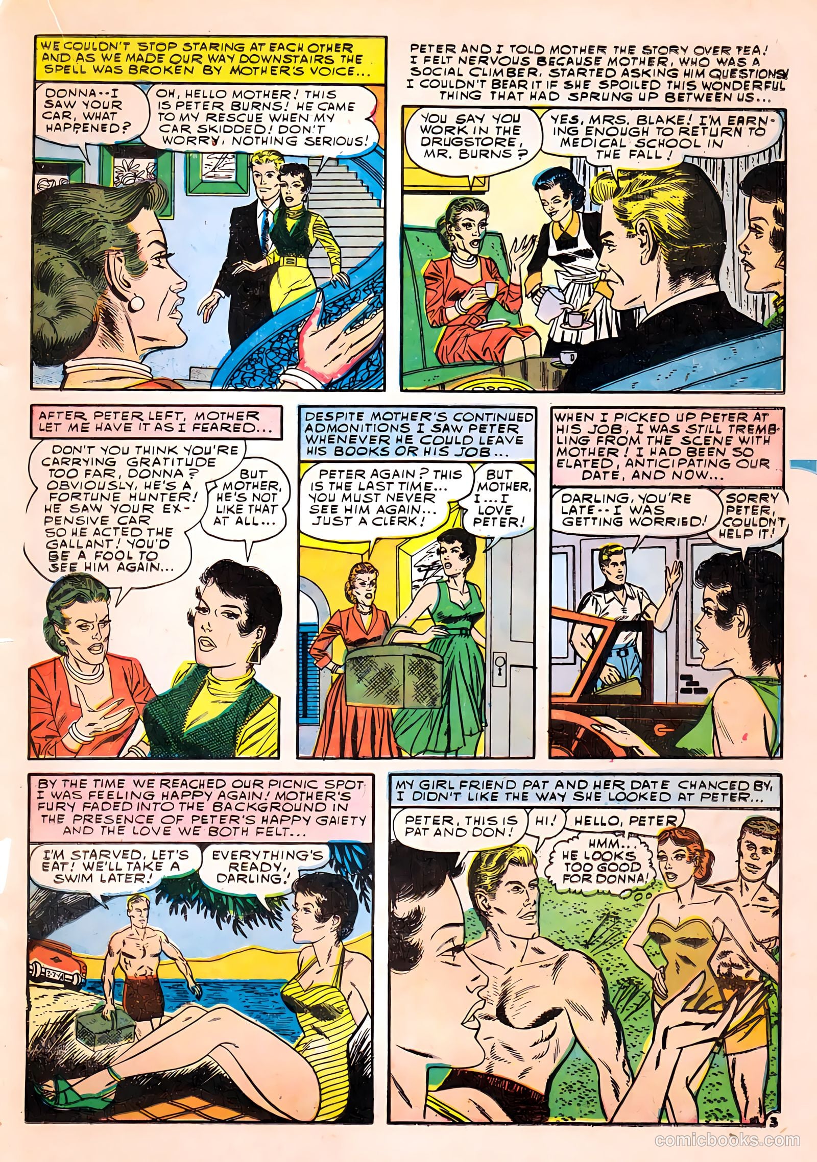 True Love Confessions #4 (1954) — page 21 of 36