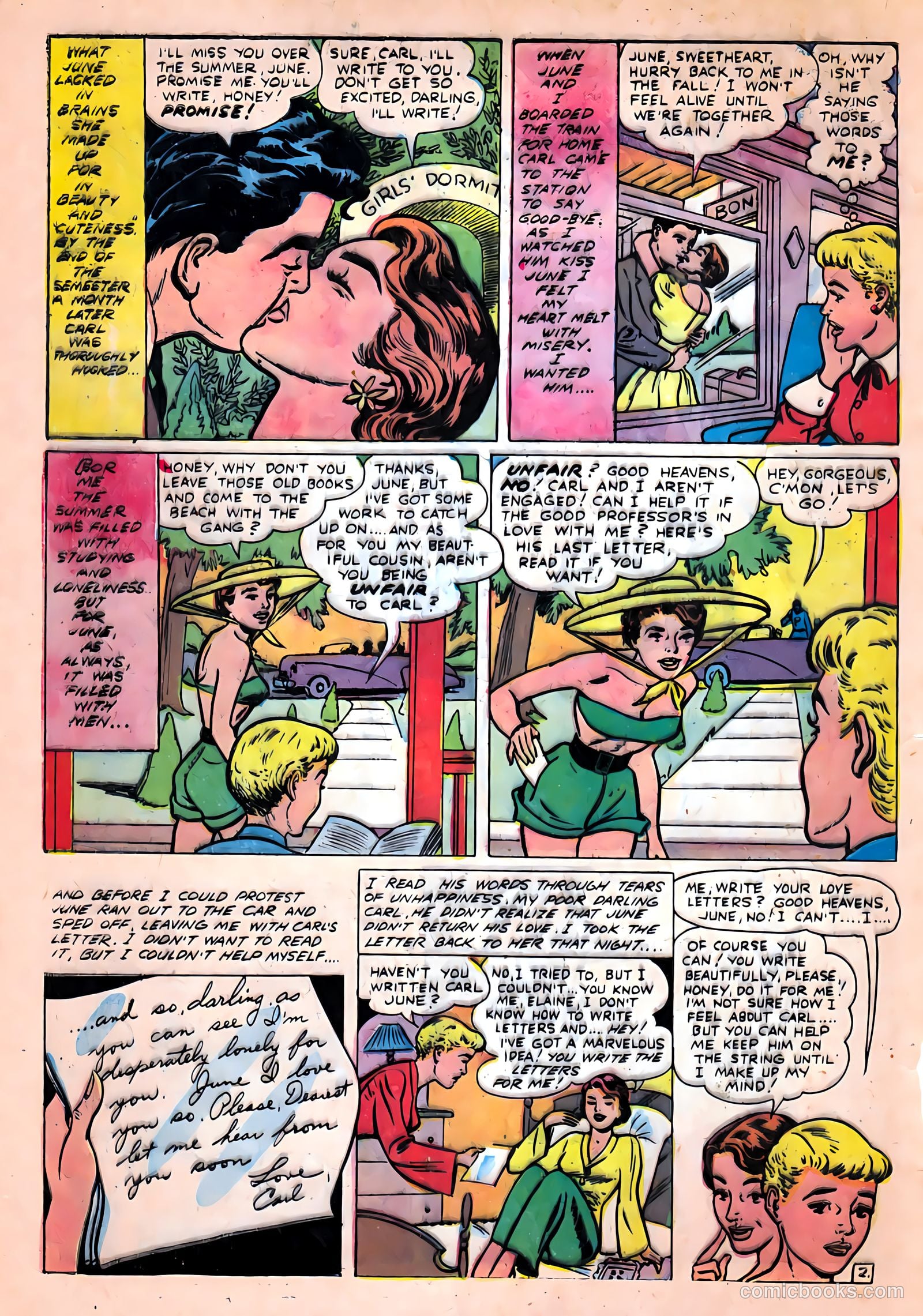 True Love Confessions #4 (1954) — page 30 of 36