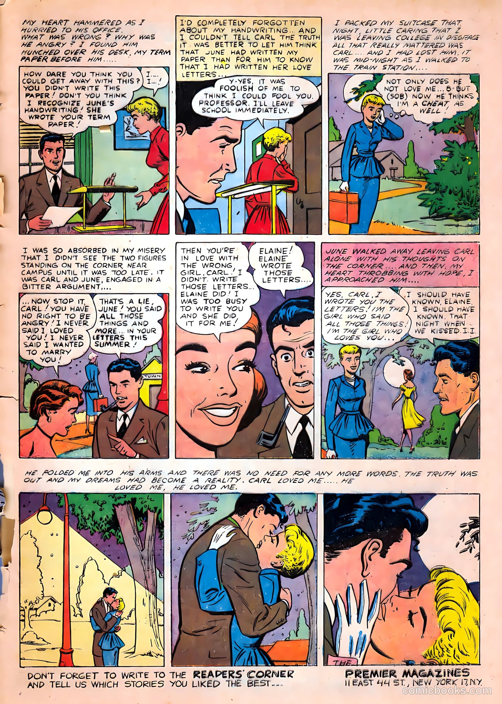 True Love Confessions #4 (1954) — page 33 of 36