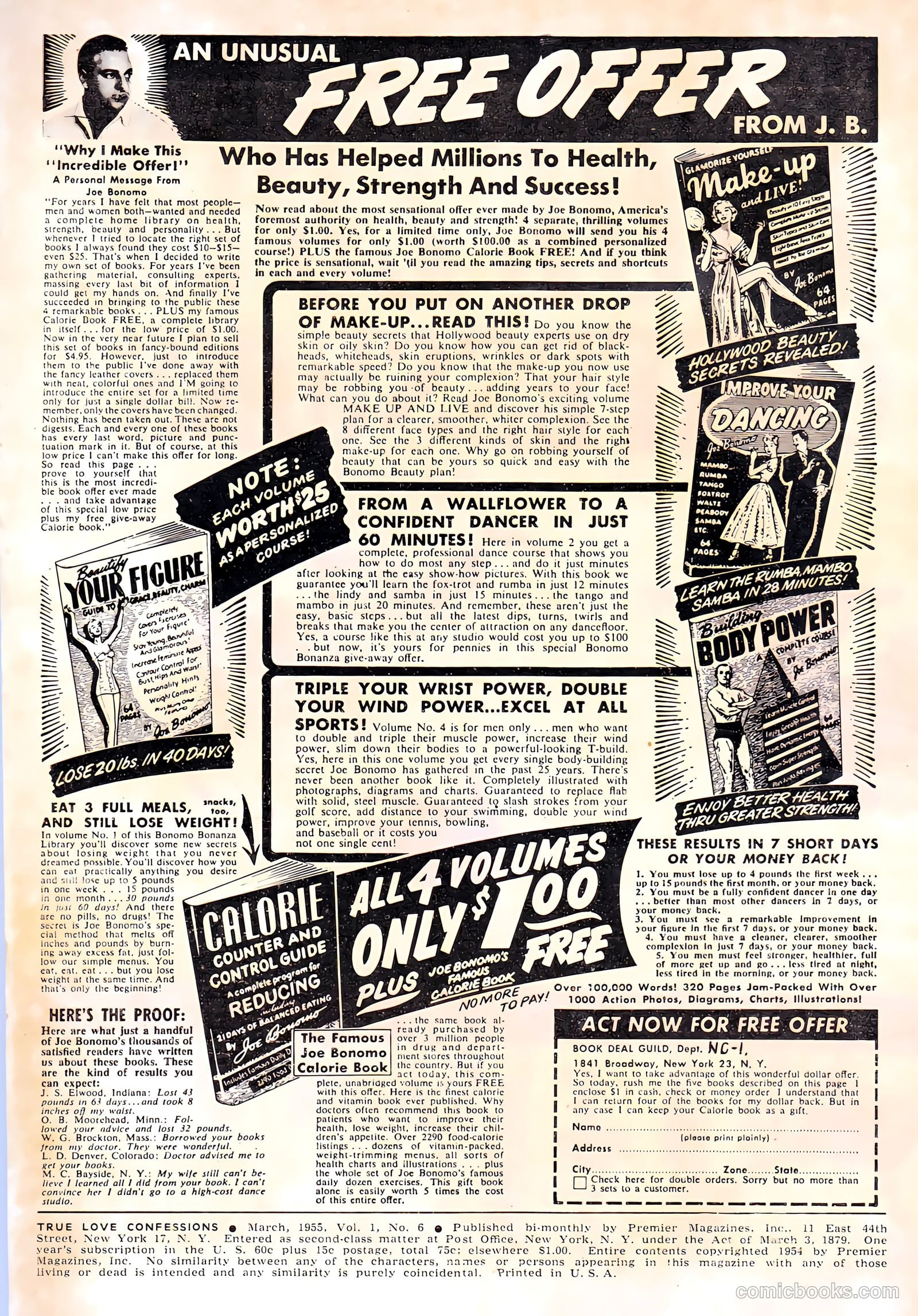 True Love Confessions #6 (1955) — page 2 of 36