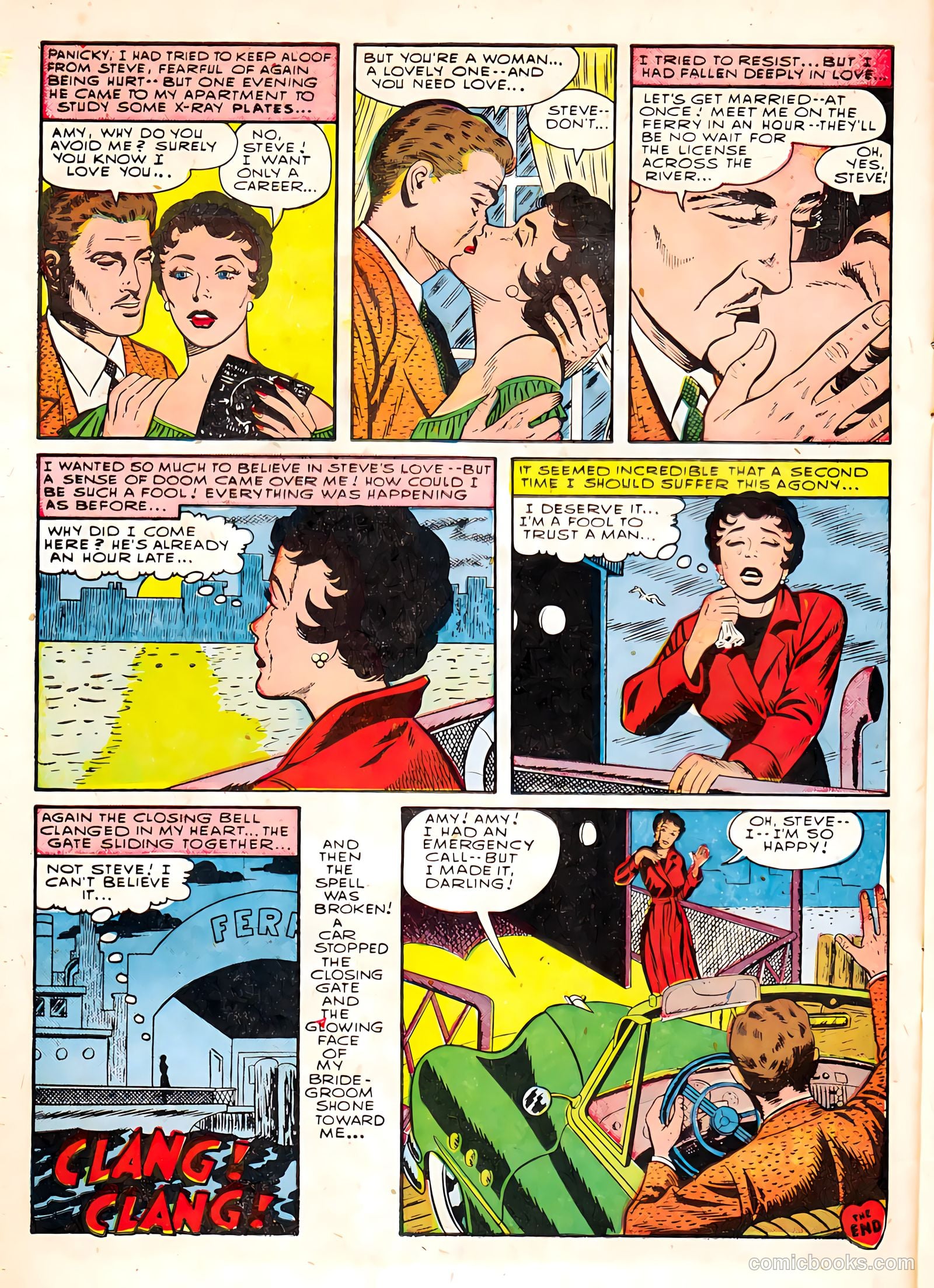 True Love Confessions #6 (1955) — page 8 of 36