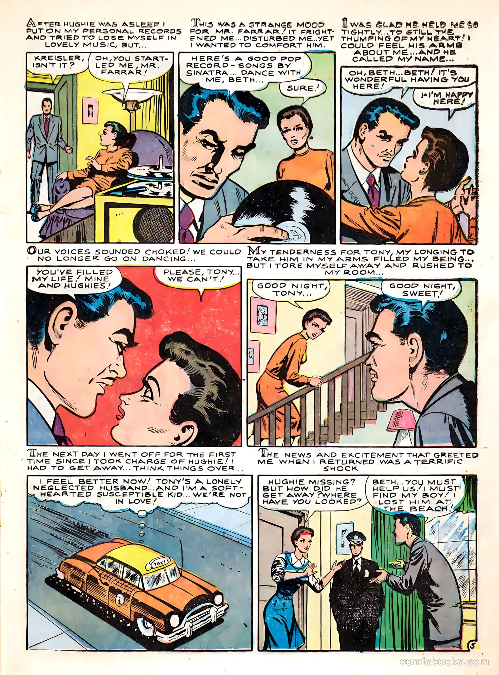 True Love Confessions #6 (1955) — page 17 of 36