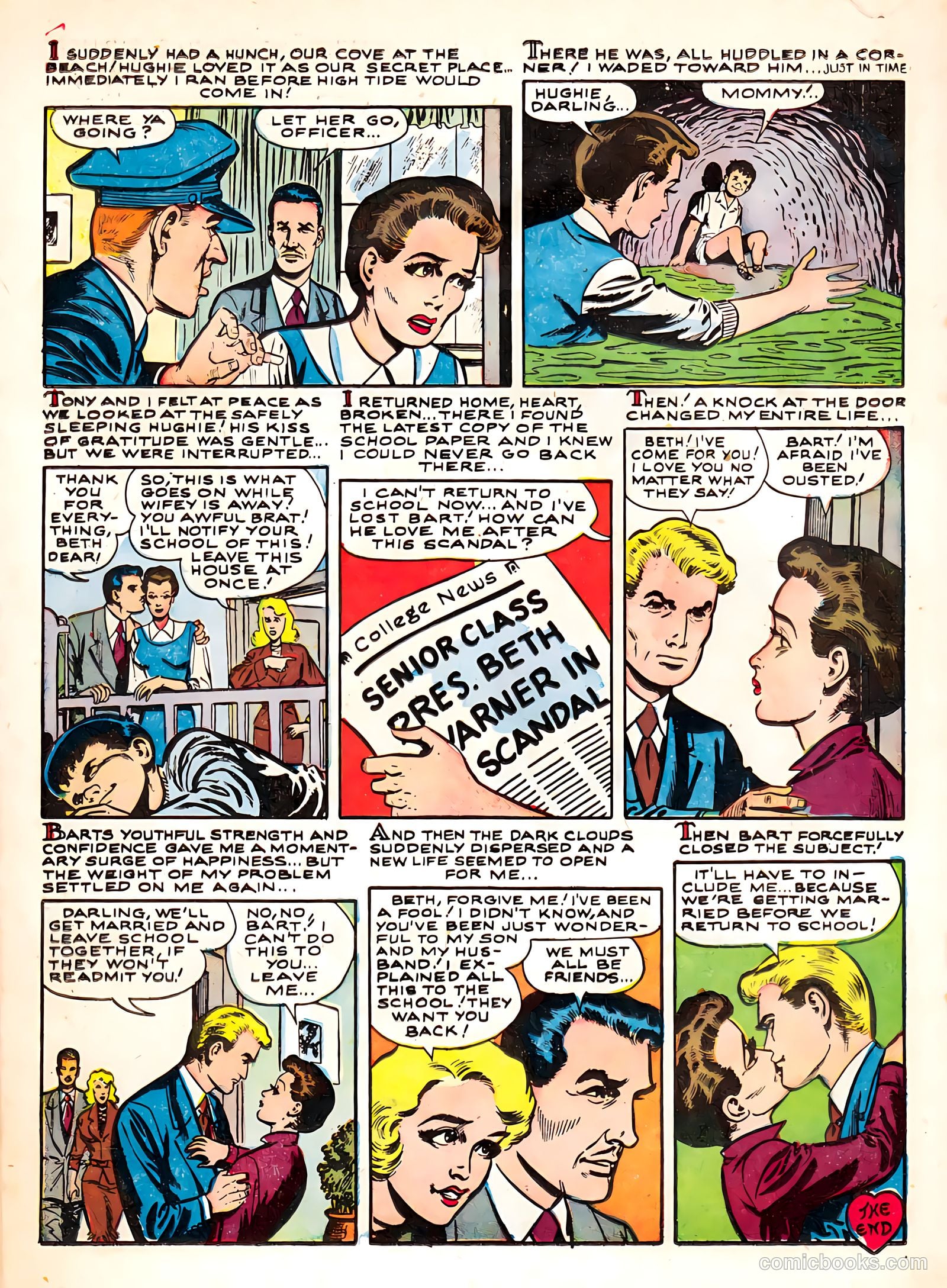 True Love Confessions #6 (1955) — page 18 of 36
