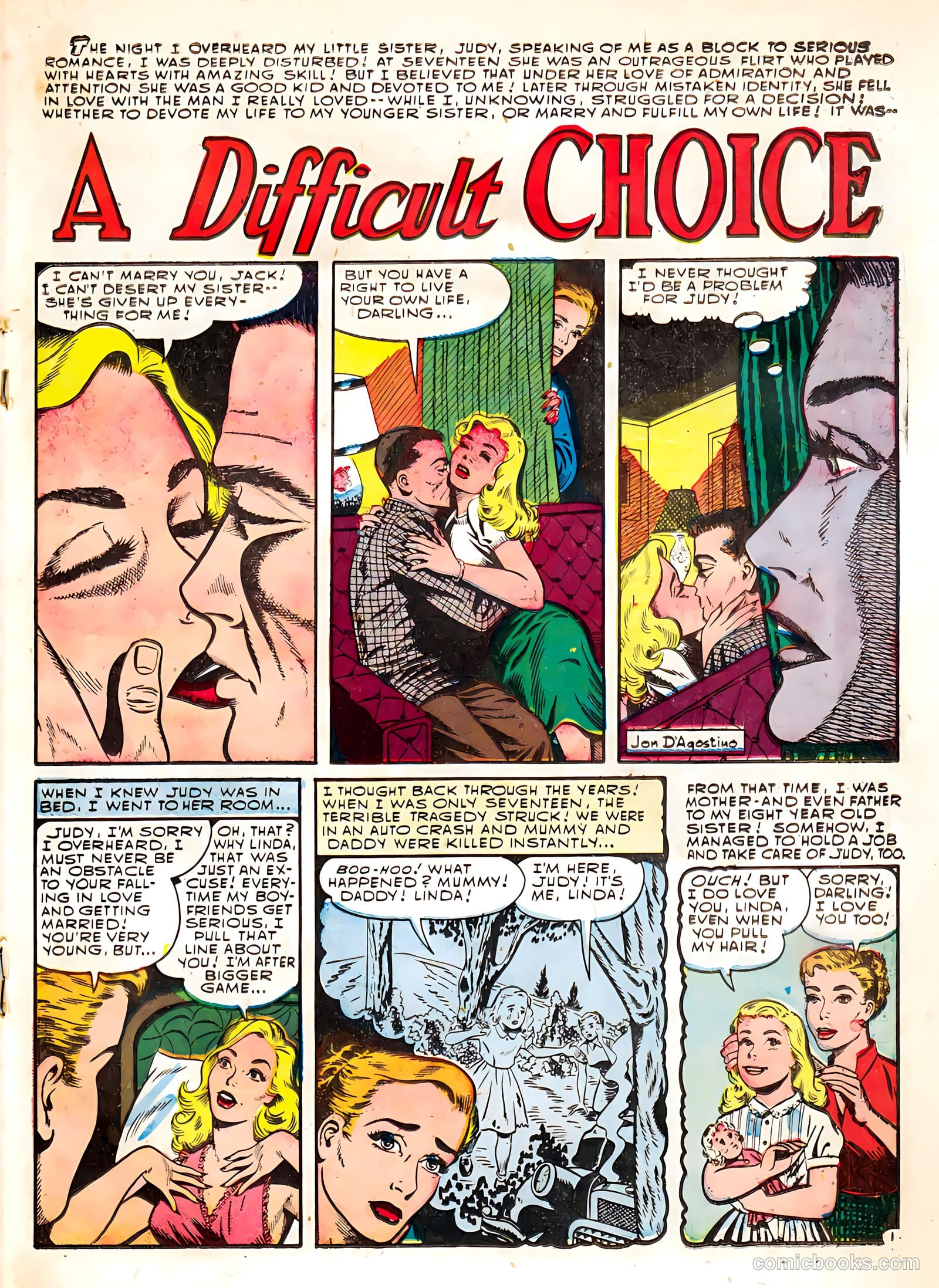 True Love Confessions #6 (1955) — page 19 of 36