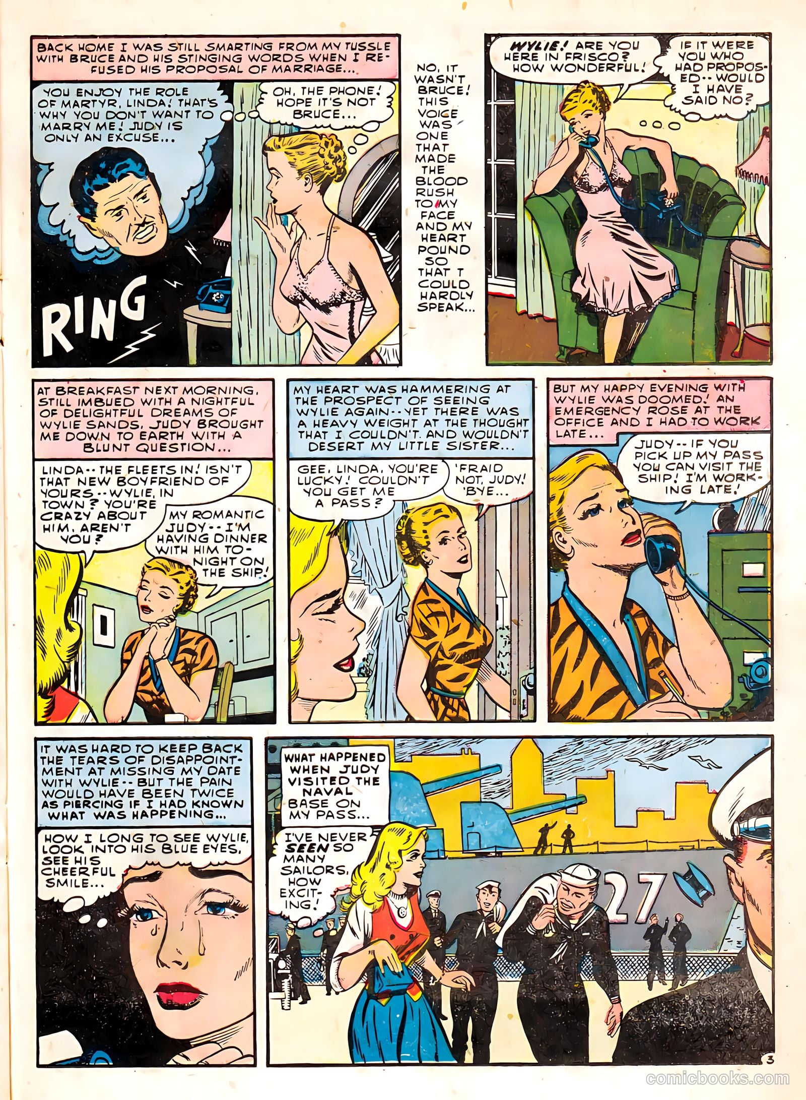 True Love Confessions #6 (1955) — page 21 of 36