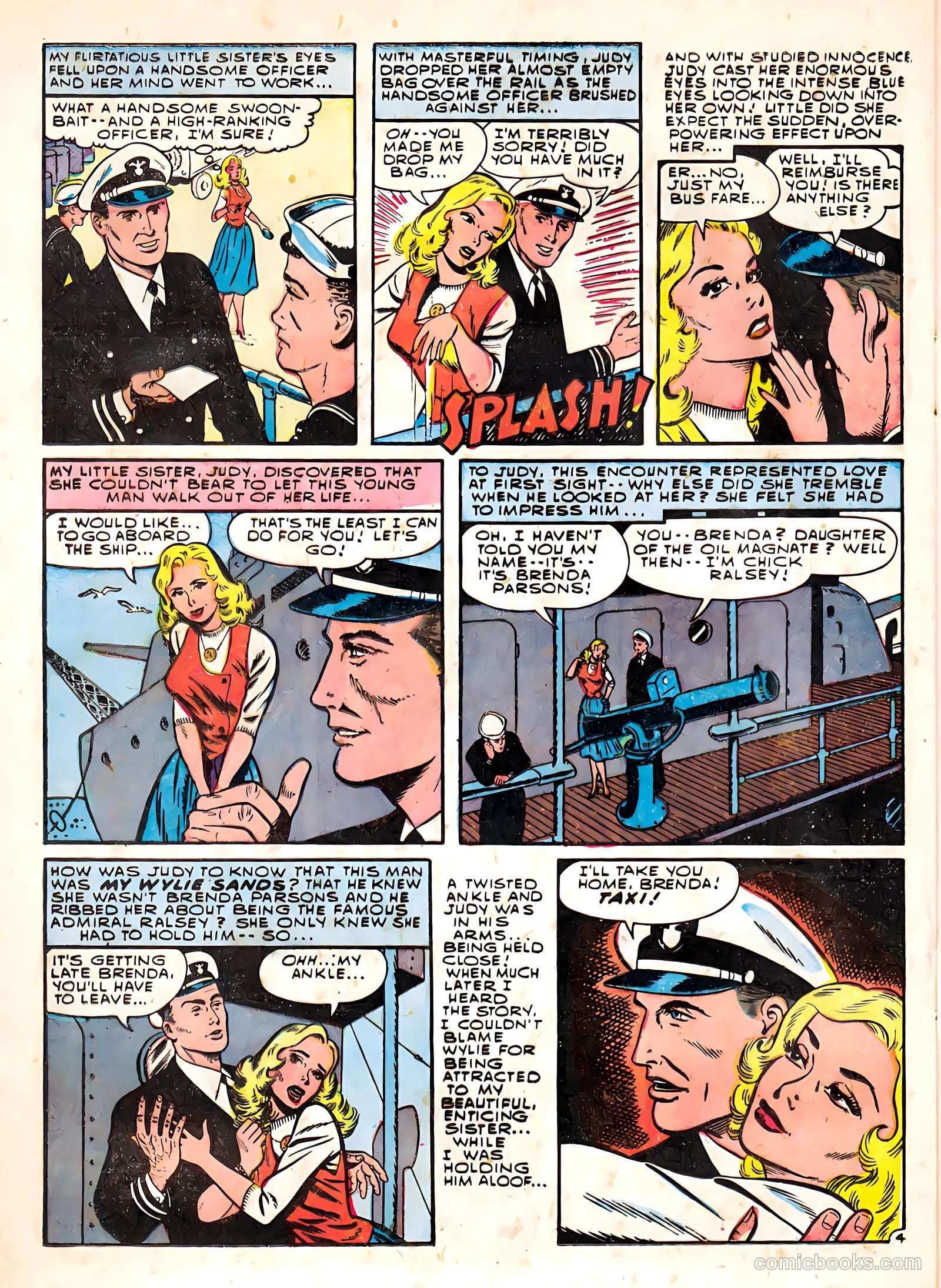 True Love Confessions #6 (1955) — page 22 of 36