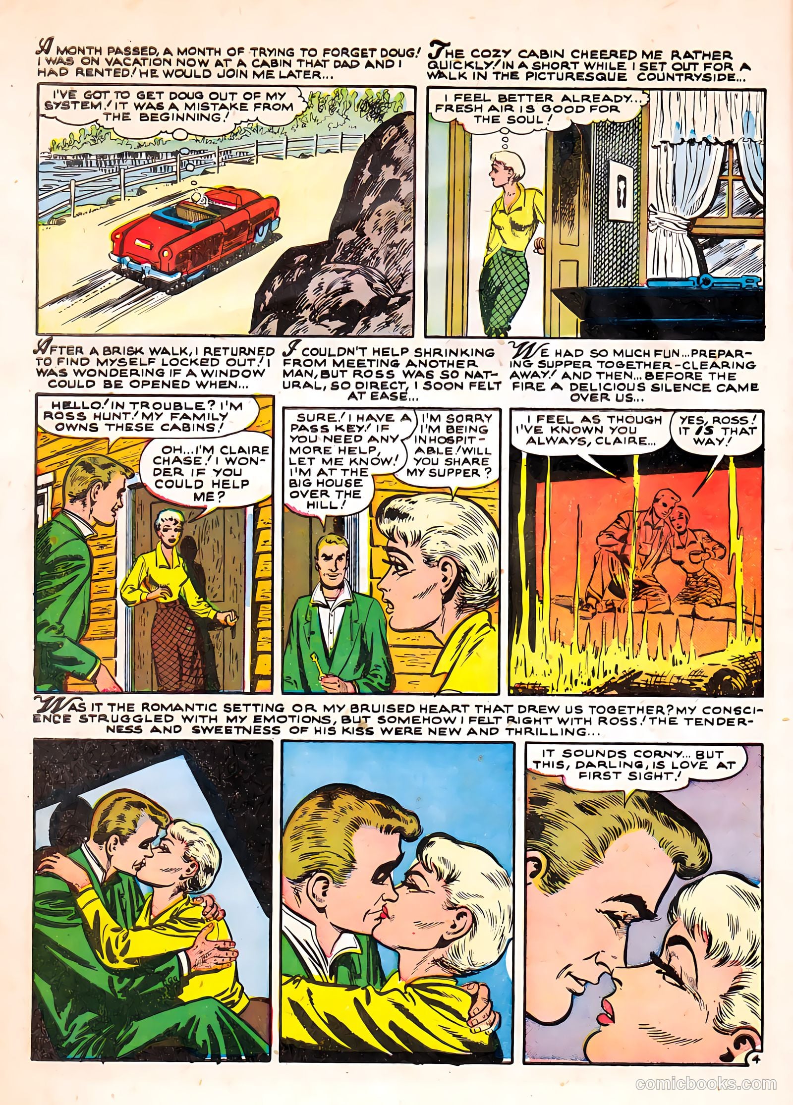 True Love Confessions #6 (1955) — page 32 of 36