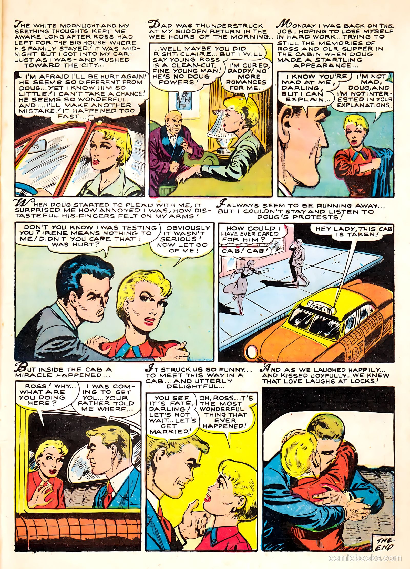True Love Confessions #6 (1955) — page 33 of 36