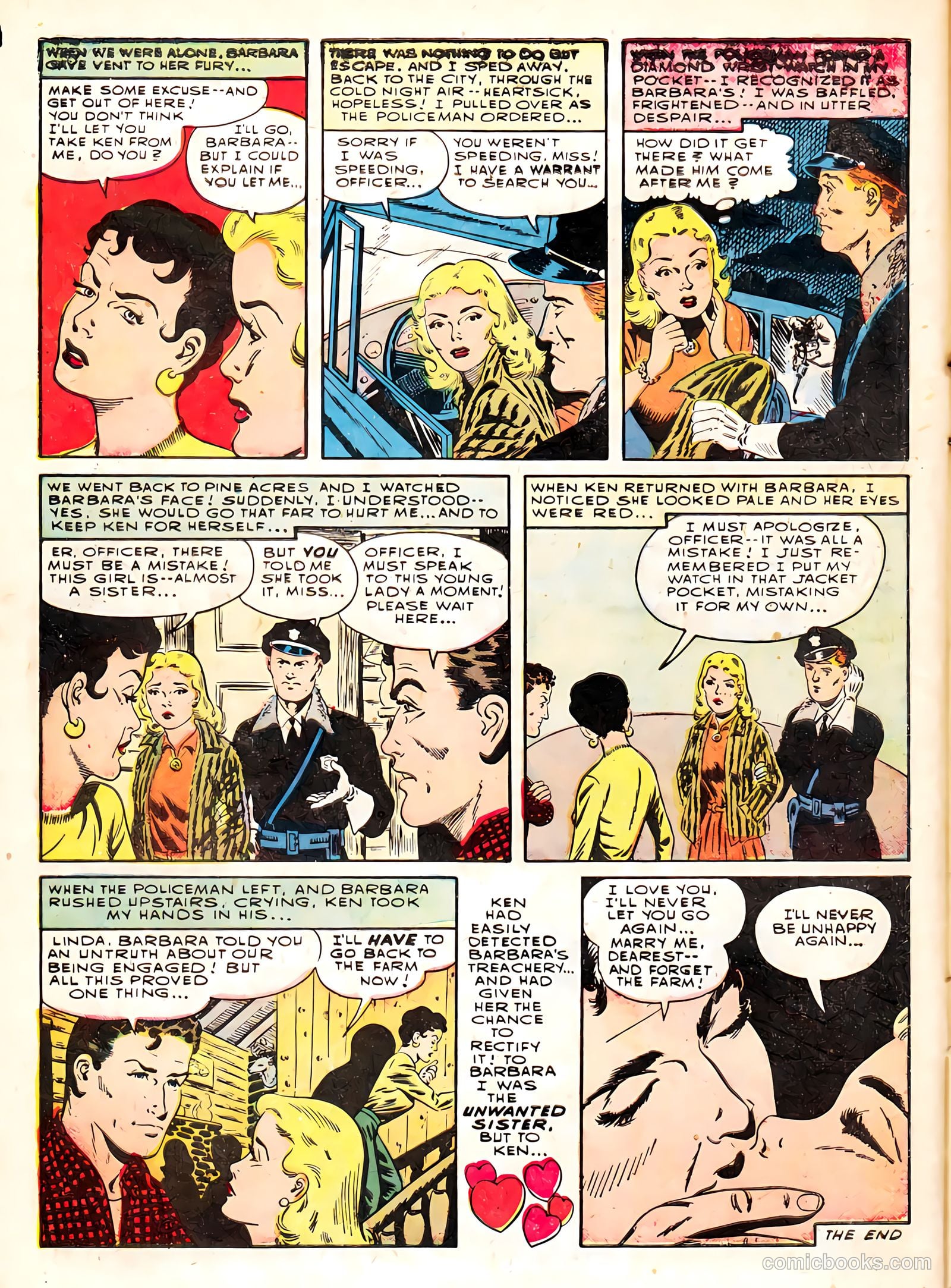 True Love Confessions #7 (1955) — page 8 of 36