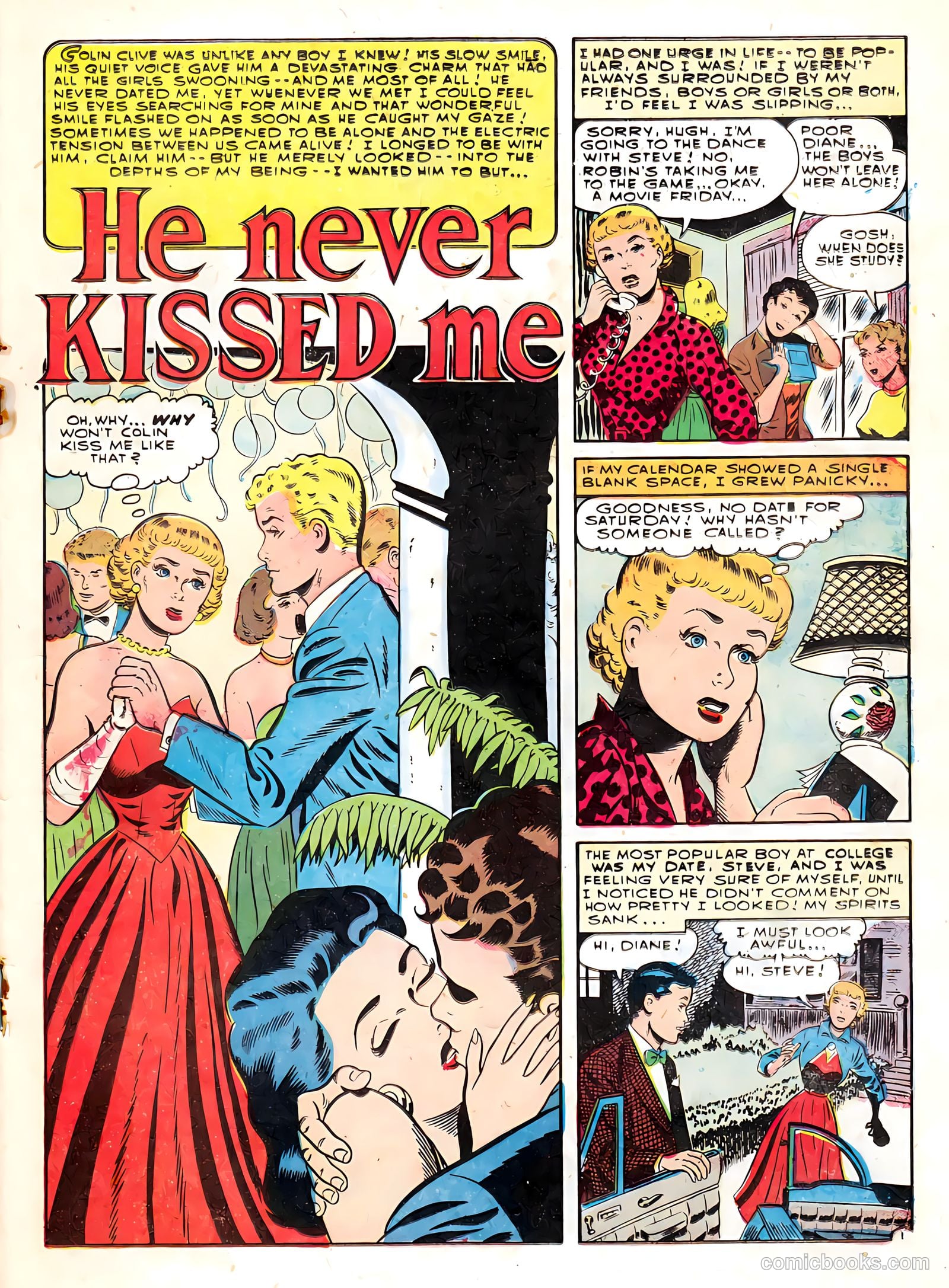 True Love Confessions #7 (1955) — page 19 of 36