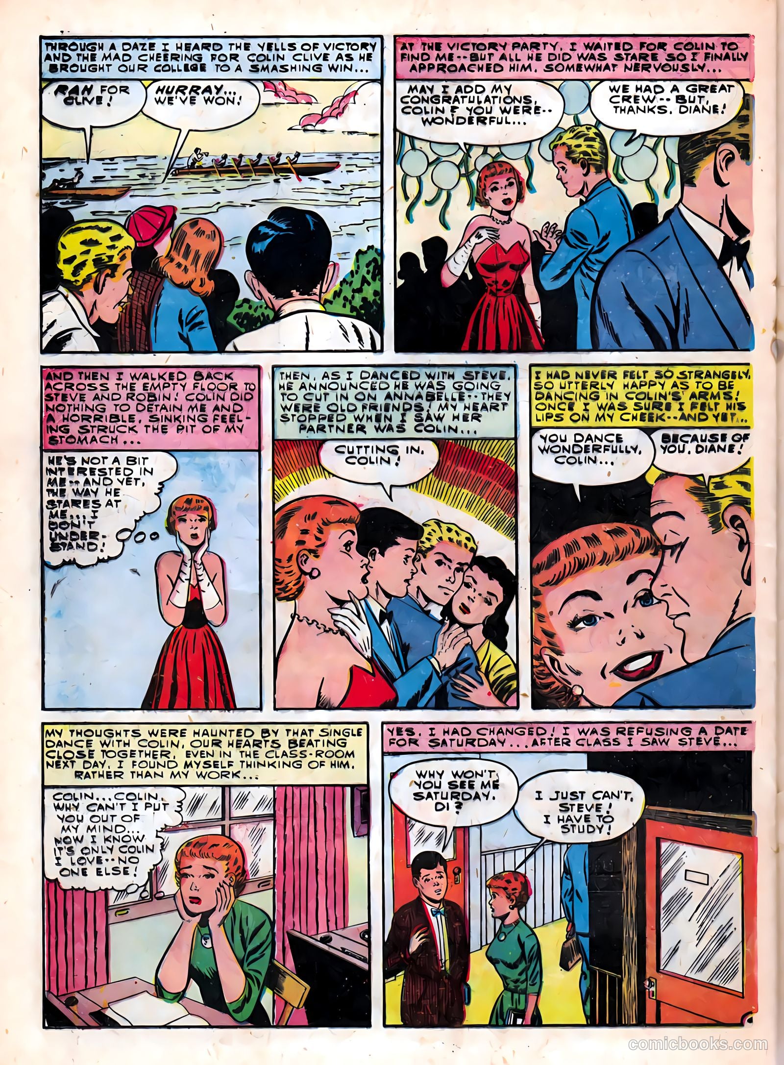 True Love Confessions #7 (1955) — page 22 of 36