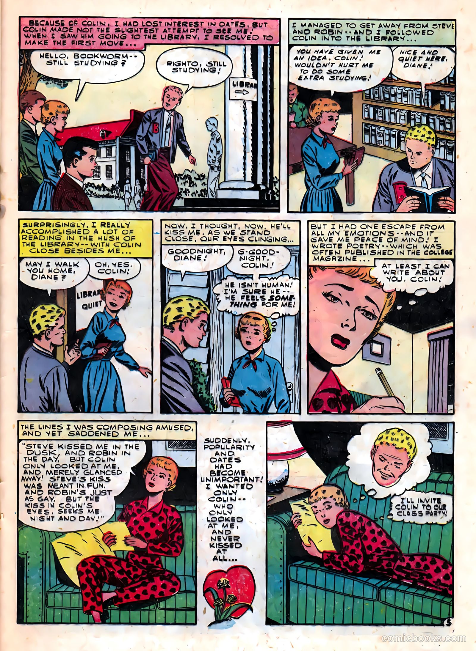 True Love Confessions #7 (1955) — page 23 of 36