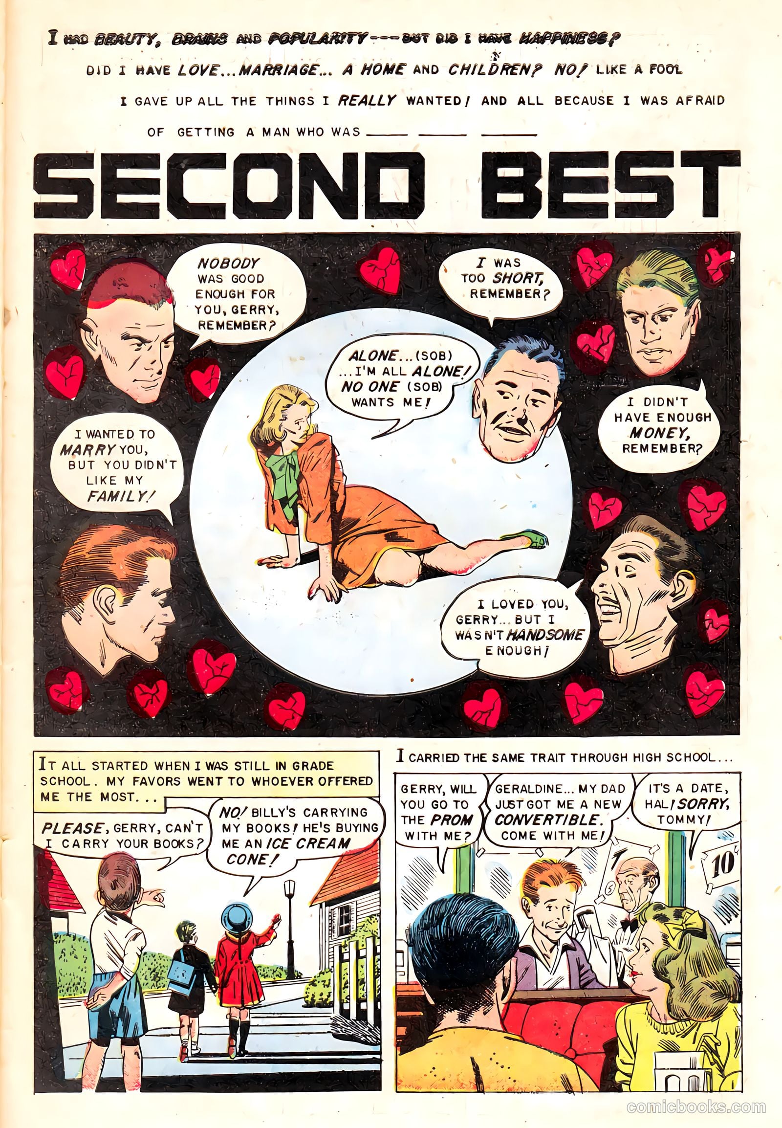True Love Confessions #7 (1955) — page 29 of 36