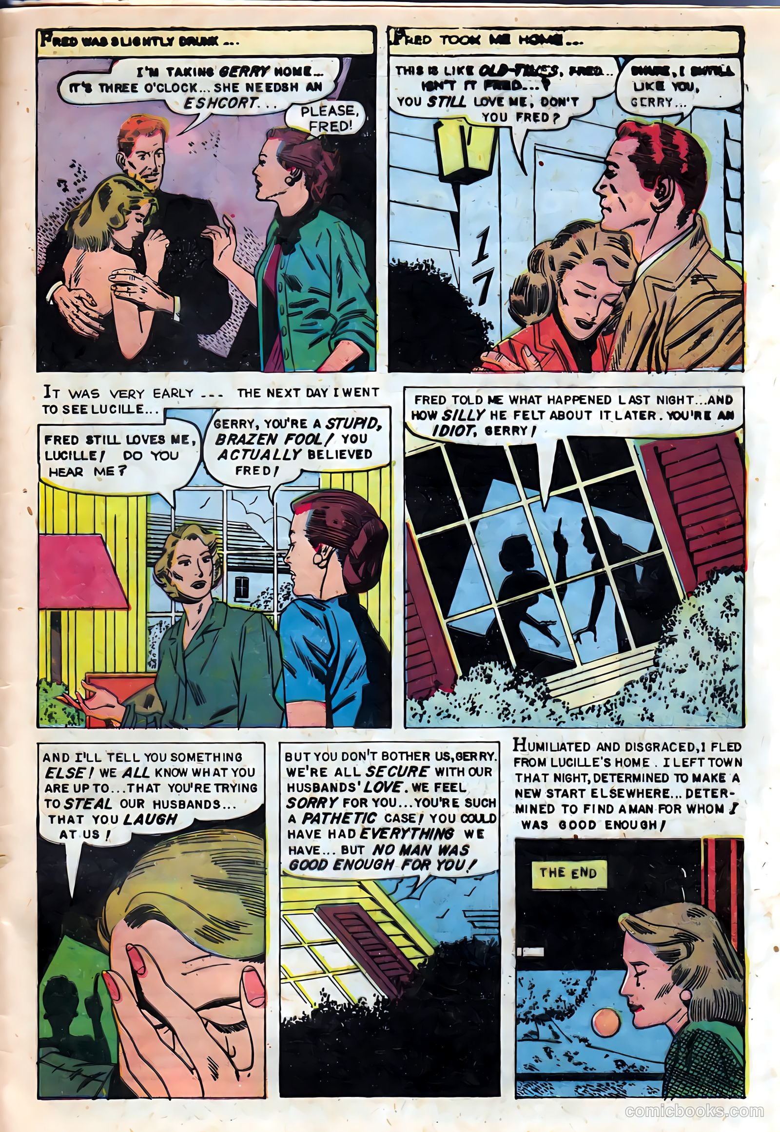 True Love Confessions #7 (1955) — page 33 of 36