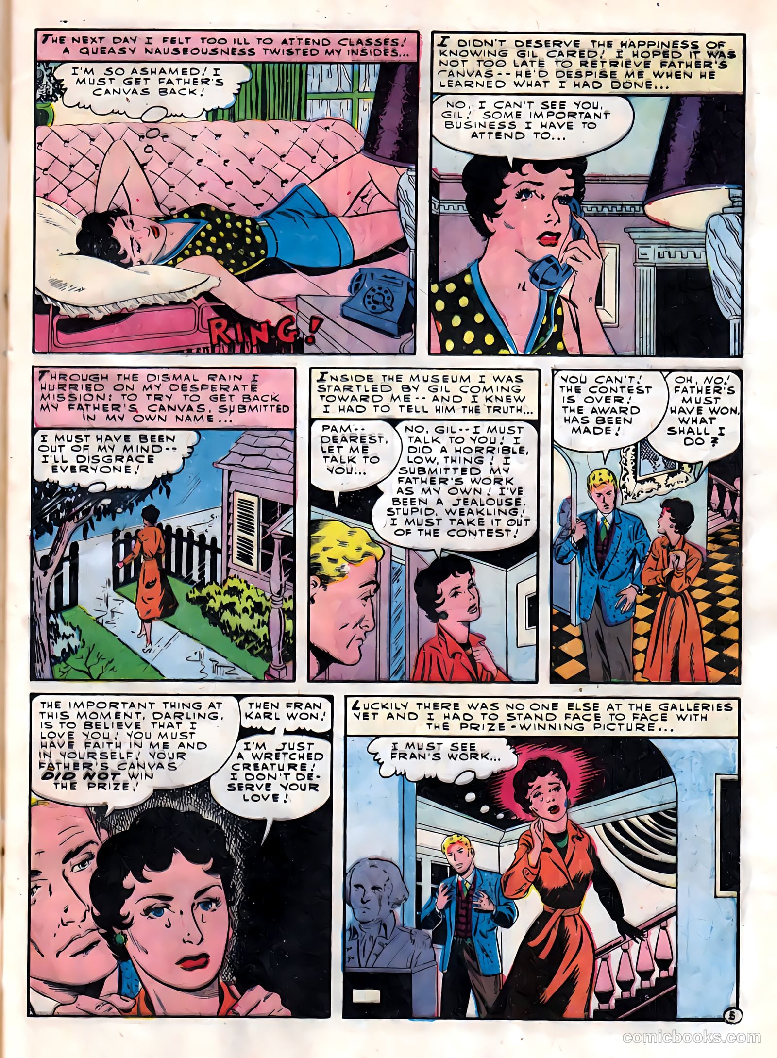 True Love Confessions #8 (1955) — page 7 of 36