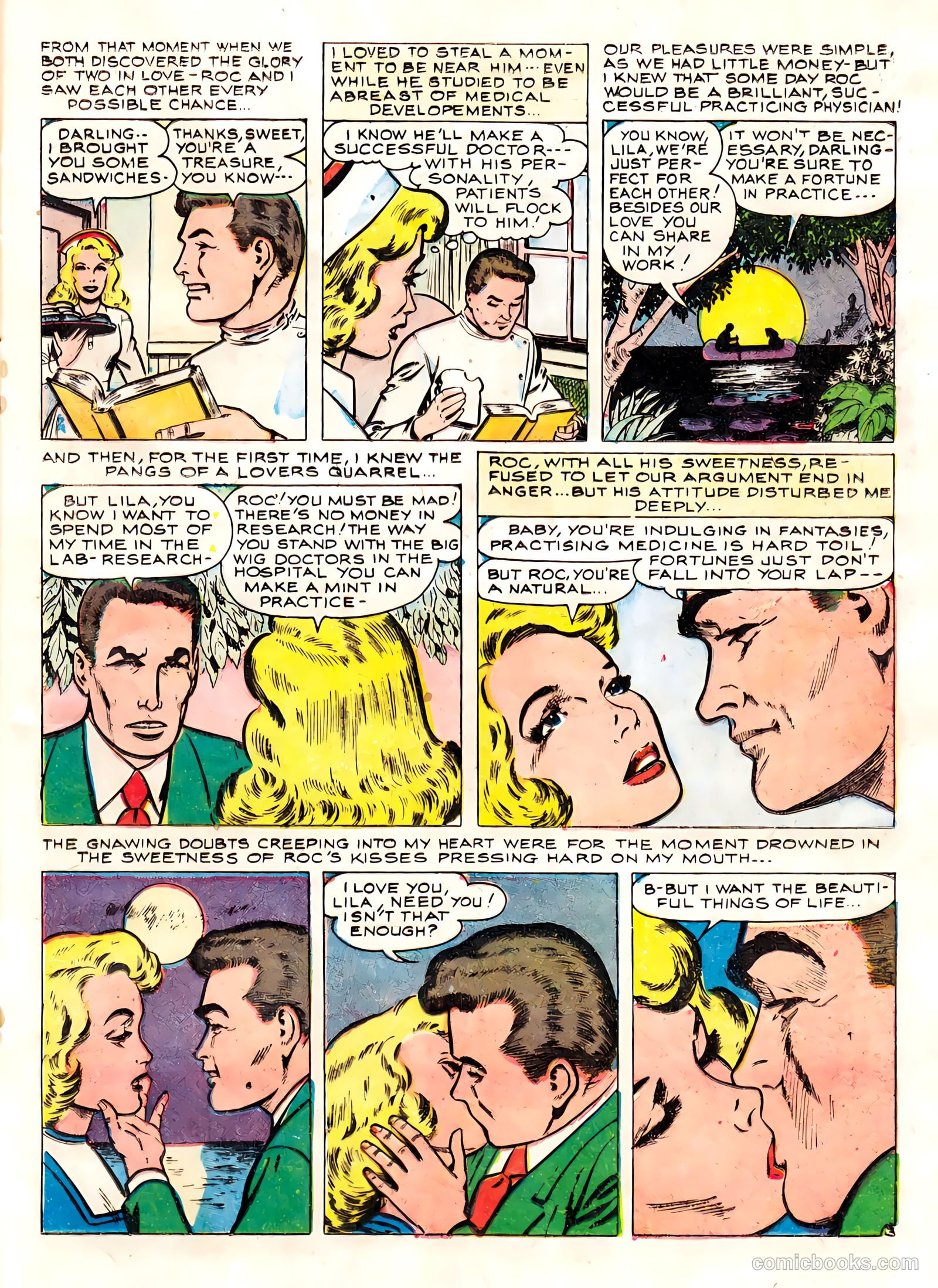 True Love Confessions #8 (1955) — page 15 of 36