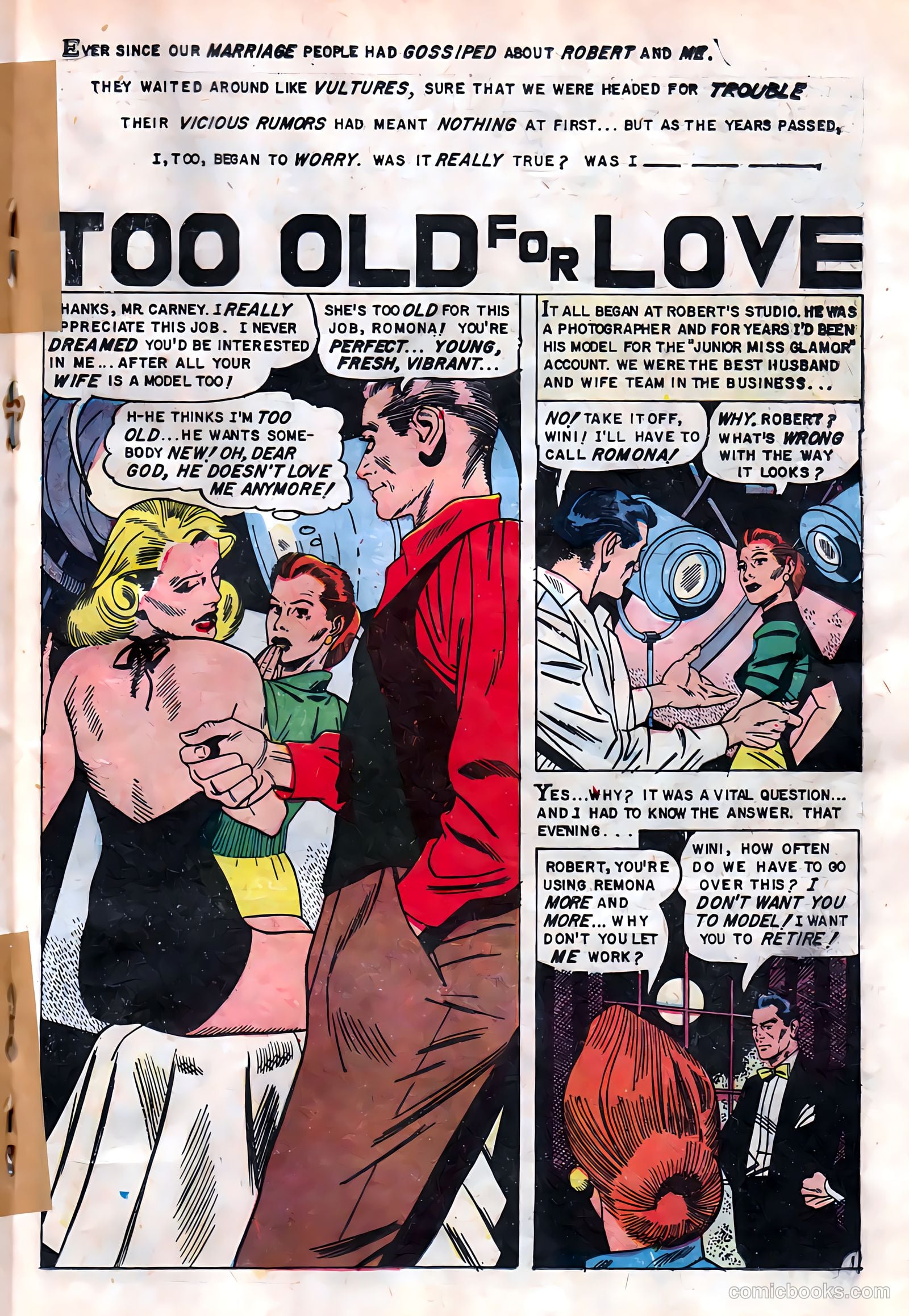 True Love Confessions #8 (1955) — page 19 of 36